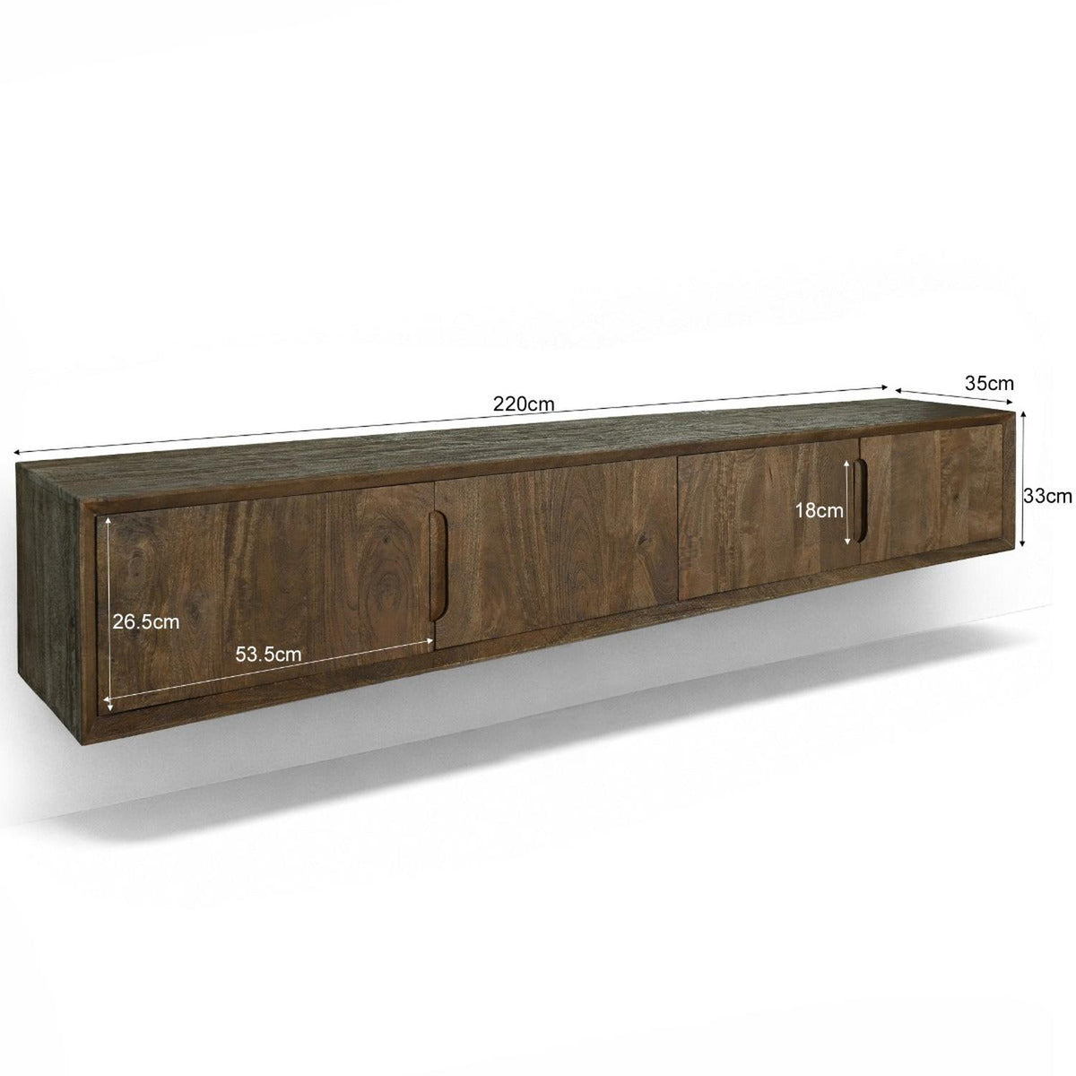 Cortez Schwebend 220 cm-Livingfurn-le canapé