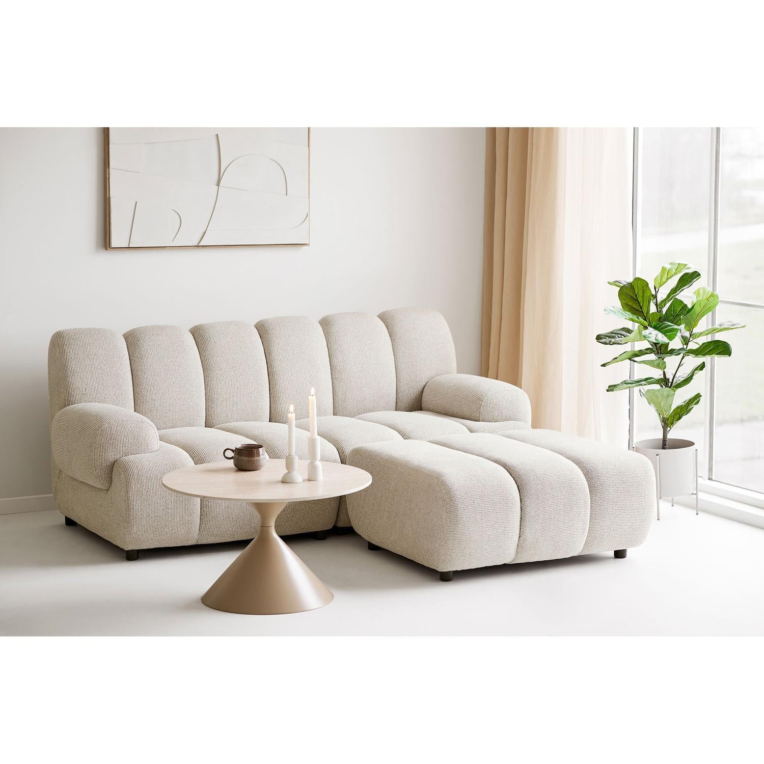Couchtisch Annecy Ø70cm - Beige-Couchtische-House Nordic-le canapé