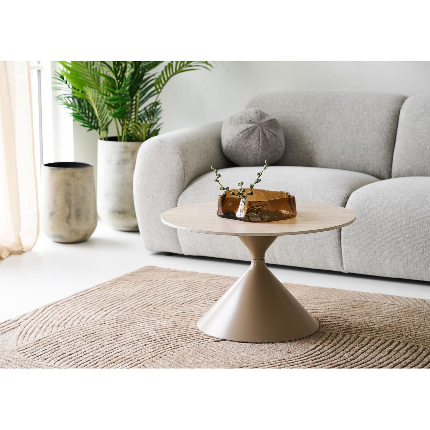 Couchtisch Annecy Ø70cm - Beige-Couchtische-House Nordic-le canapé