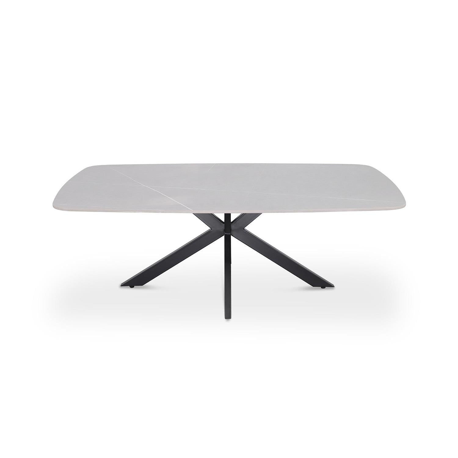 Couchtisch Apollo 130cm Oval mit Steinplatte - Grau-Couchtisch-Rousseau-le canapé