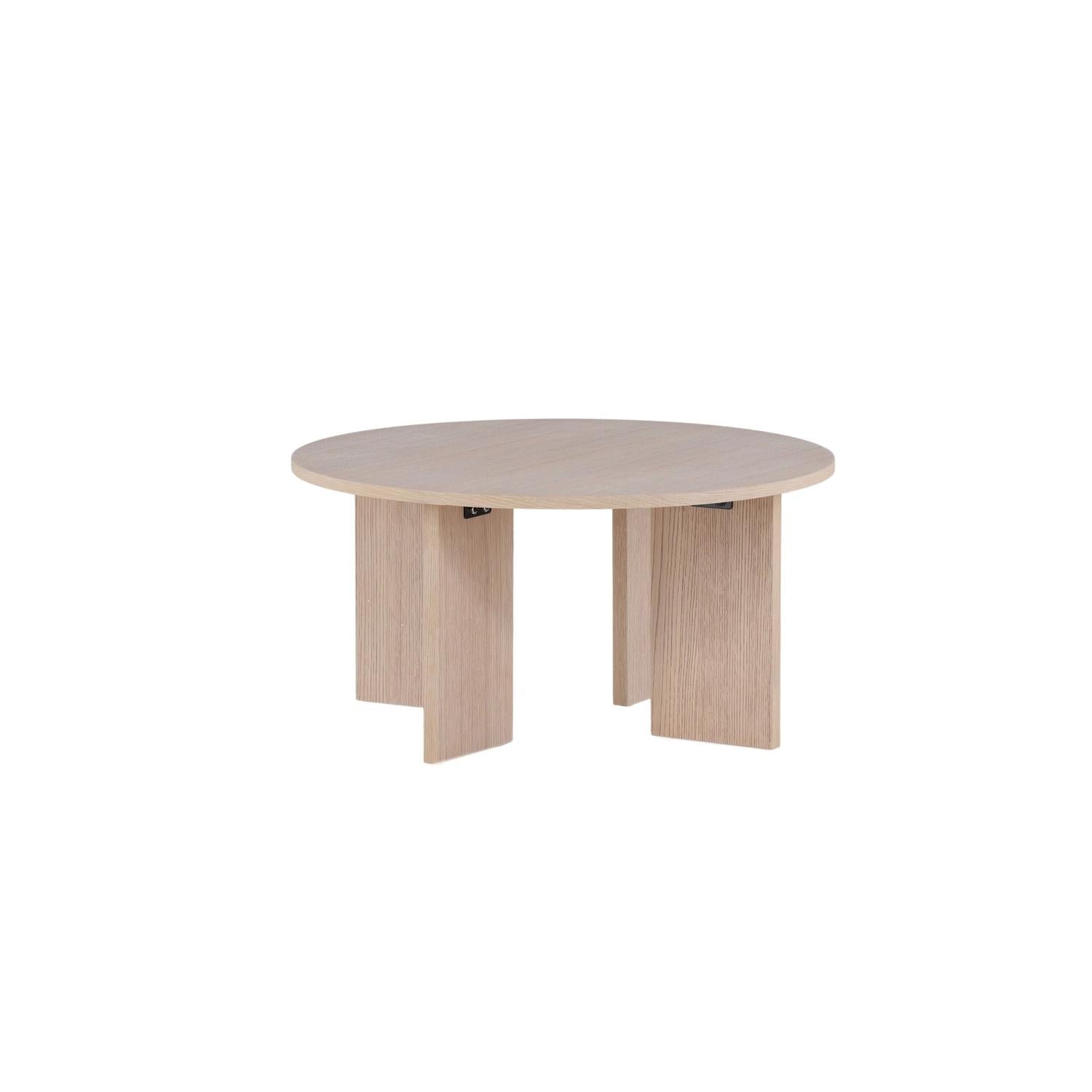 Couchtisch Askerön Ø80cm - Cremeweiß-Couchtische-Vind-le canapé