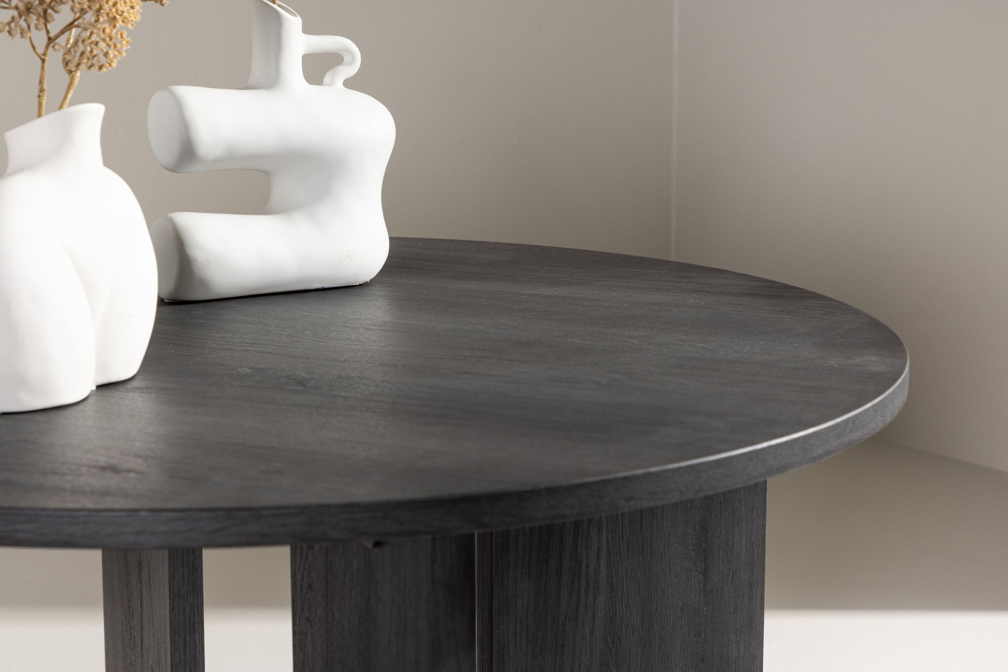 Couchtisch Askerön Ø80cm - Schwarz-Couchtische-Vind-le canapé