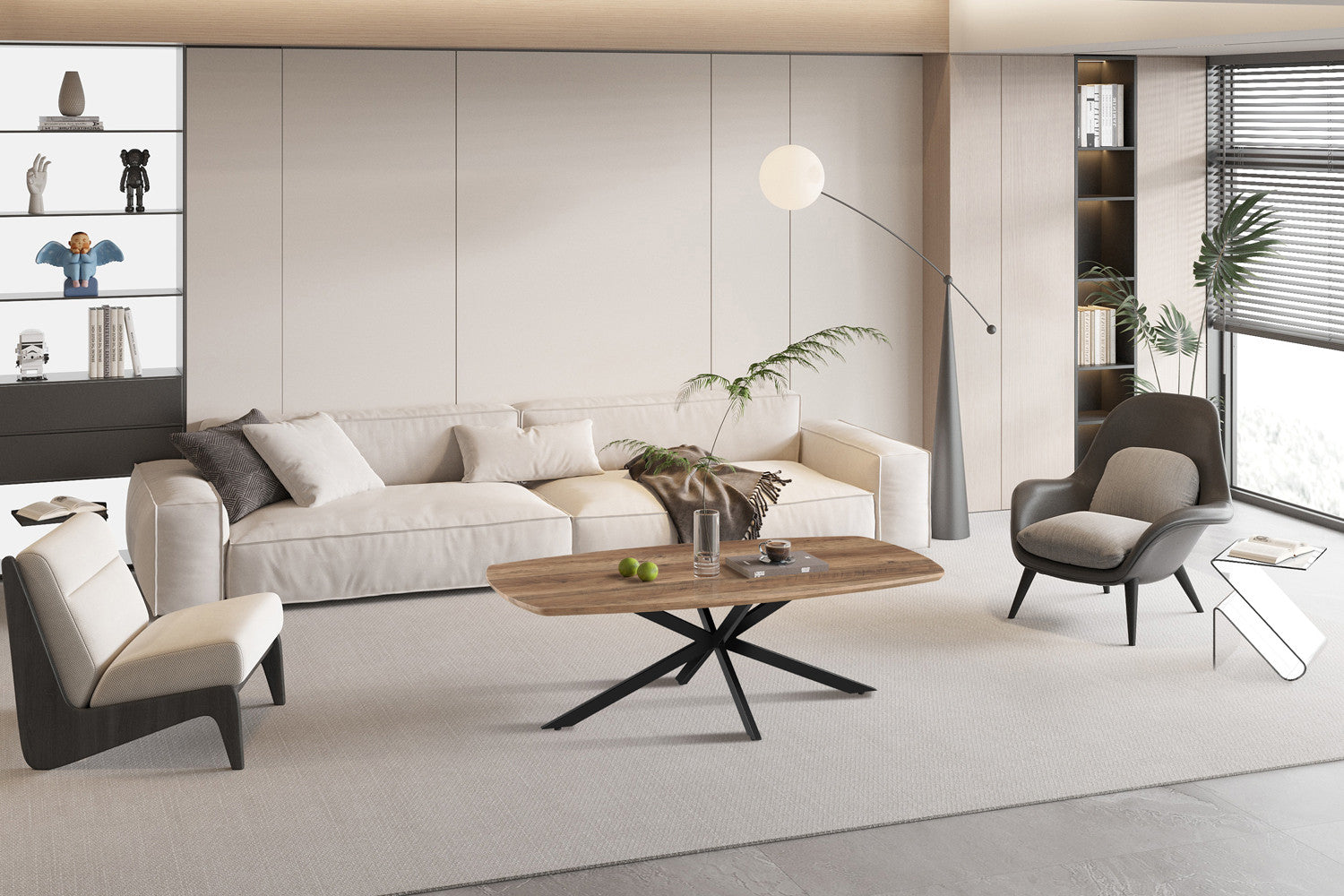 Couchtisch Aziz 130cm - Braun-Couchtisch-Rousseau-le canapé