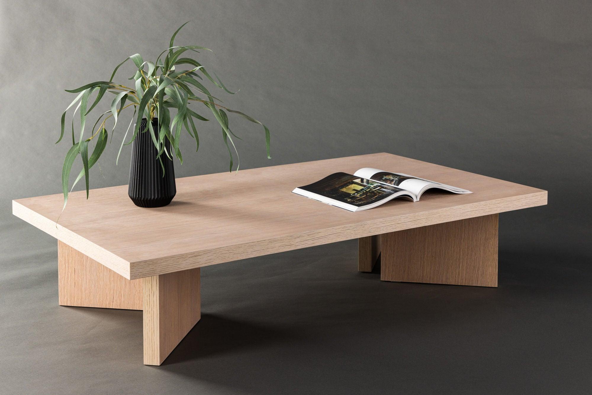 Couchtisch Bassholmen 140cm - Cremeweiß-Couchtische-Vind-le canapé