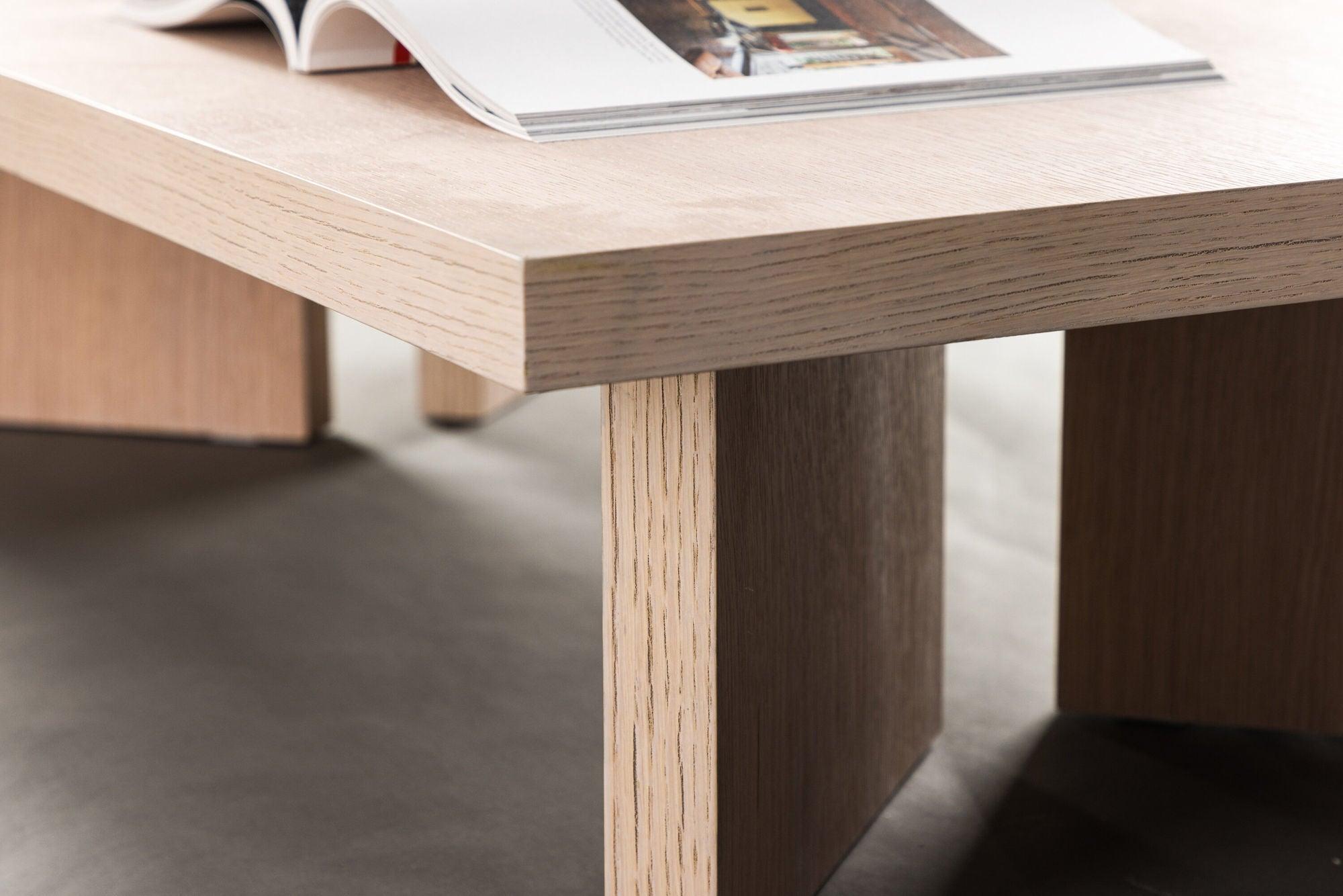 Couchtisch Bassholmen 140cm - Cremeweiß-Couchtische-Vind-le canapé