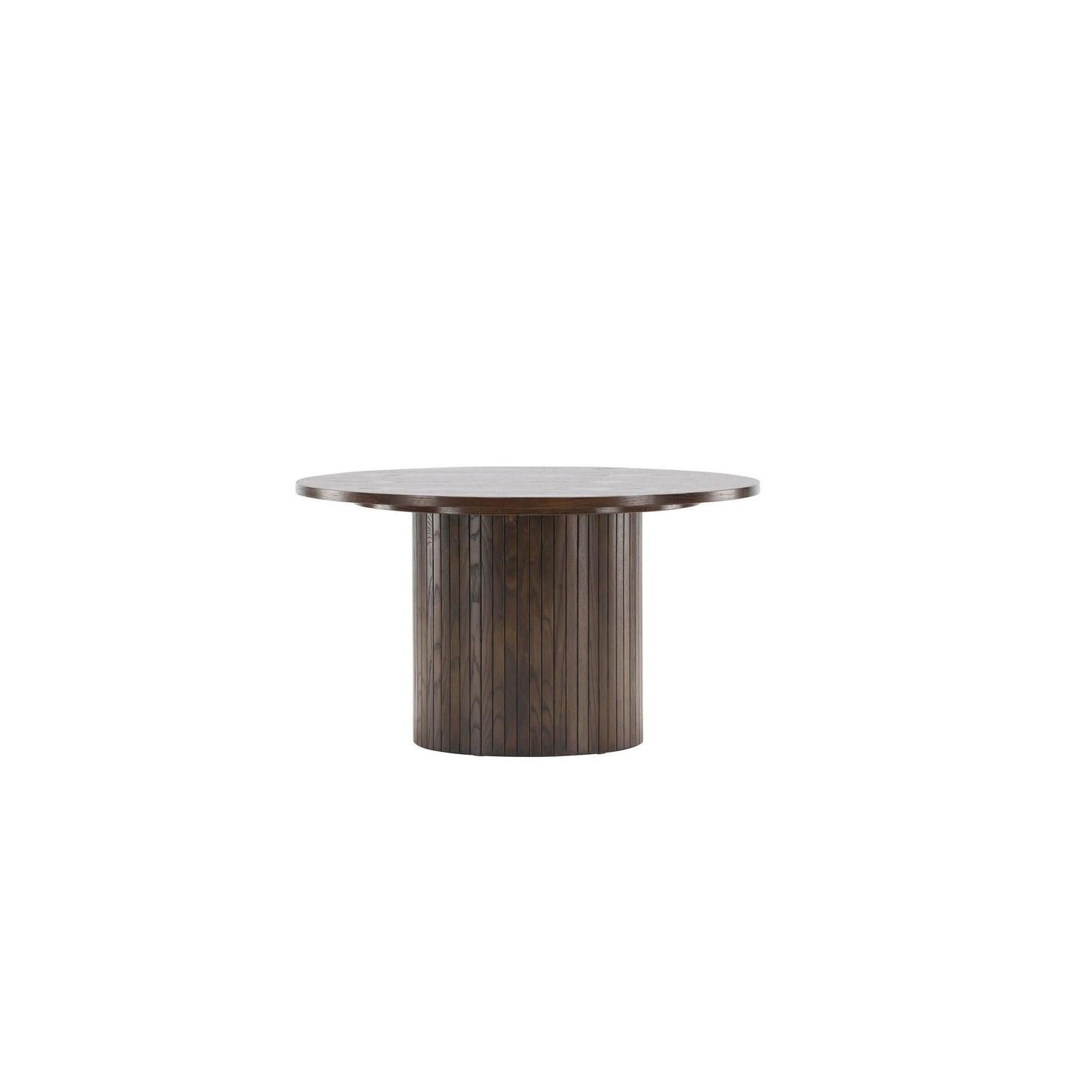 Couchtisch Bianca Ø80cm - Mokka-Couchtische-Venture Home-le canapé