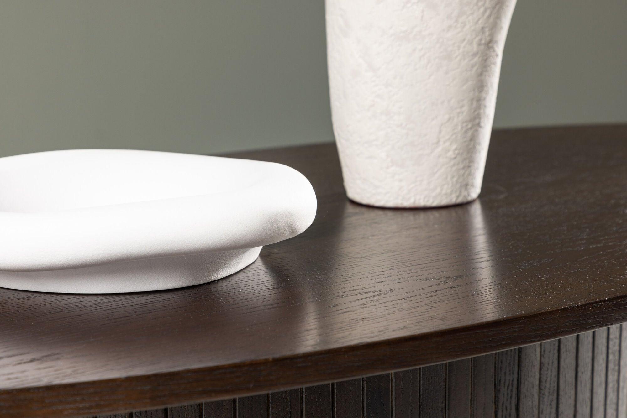 Couchtisch Bianca Oval 120cm - Mokka-Couchtisch-Venture Home-le canapé