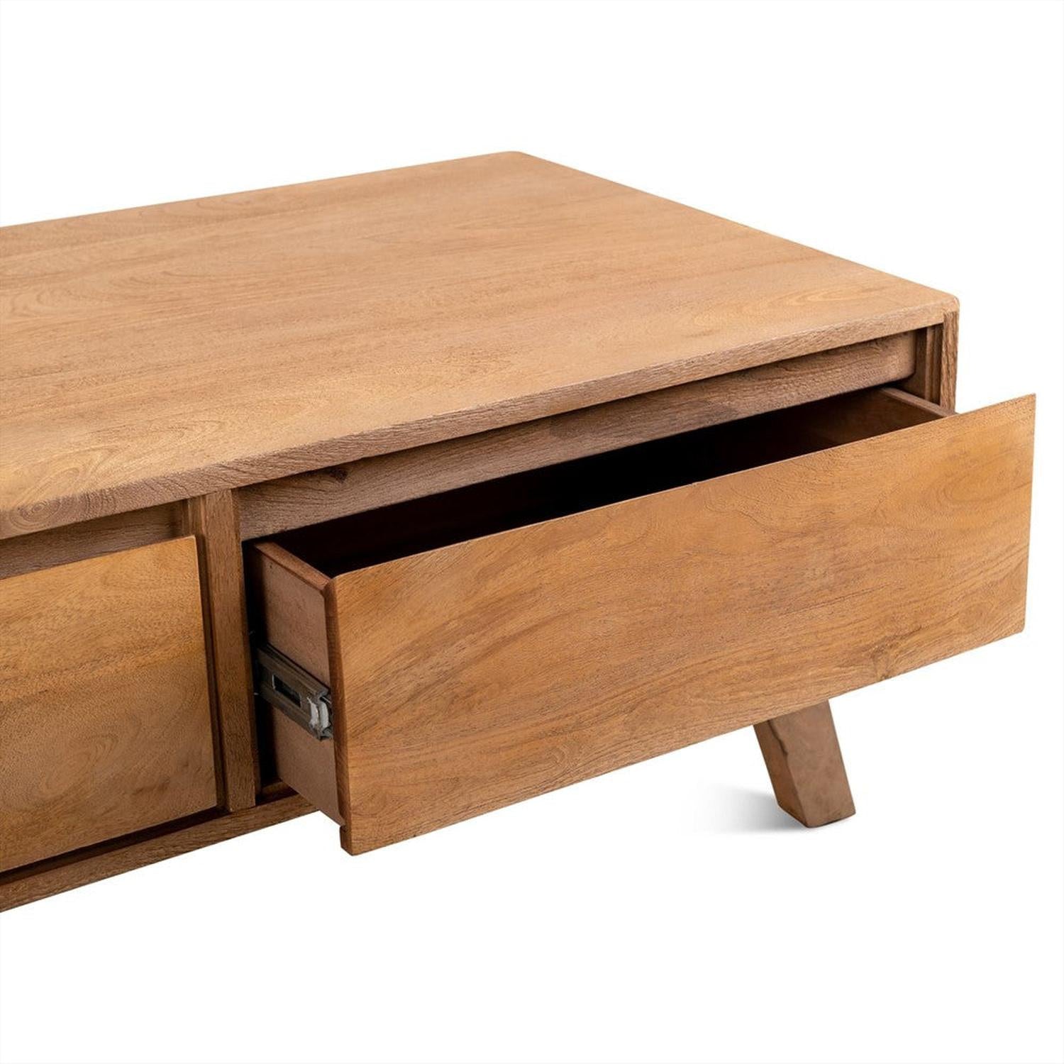 Couchtisch Bibi aus Mangoholz 120cm - Braun-Couchtische-Benoa-le canapé