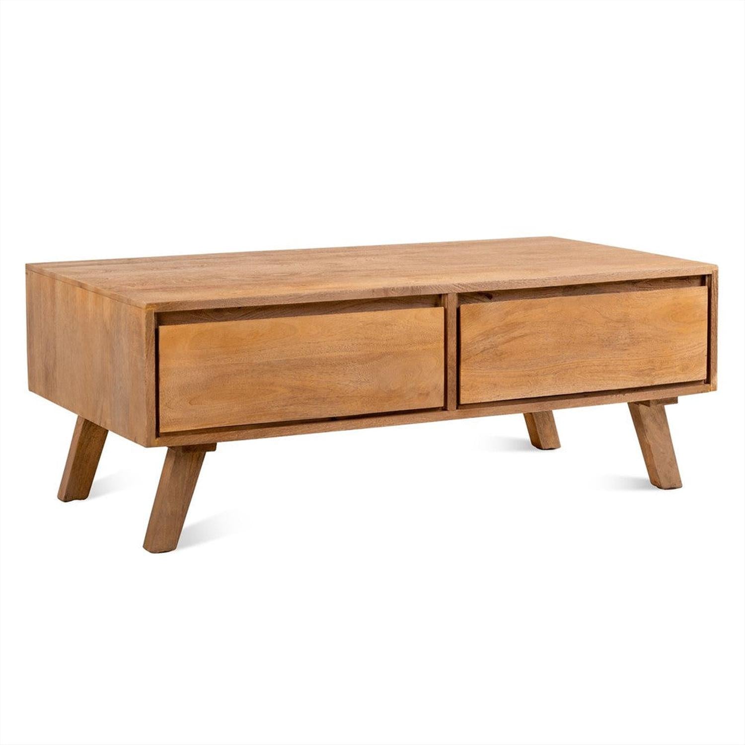 Couchtisch Bibi aus Mangoholz 120cm - Braun-Couchtische-Benoa-le canapé