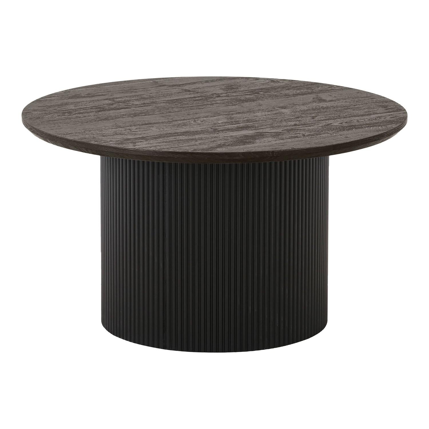 Couchtisch Boavista Ø80cm - Dunkelbraun-Couchtische-House Nordic-le canapé