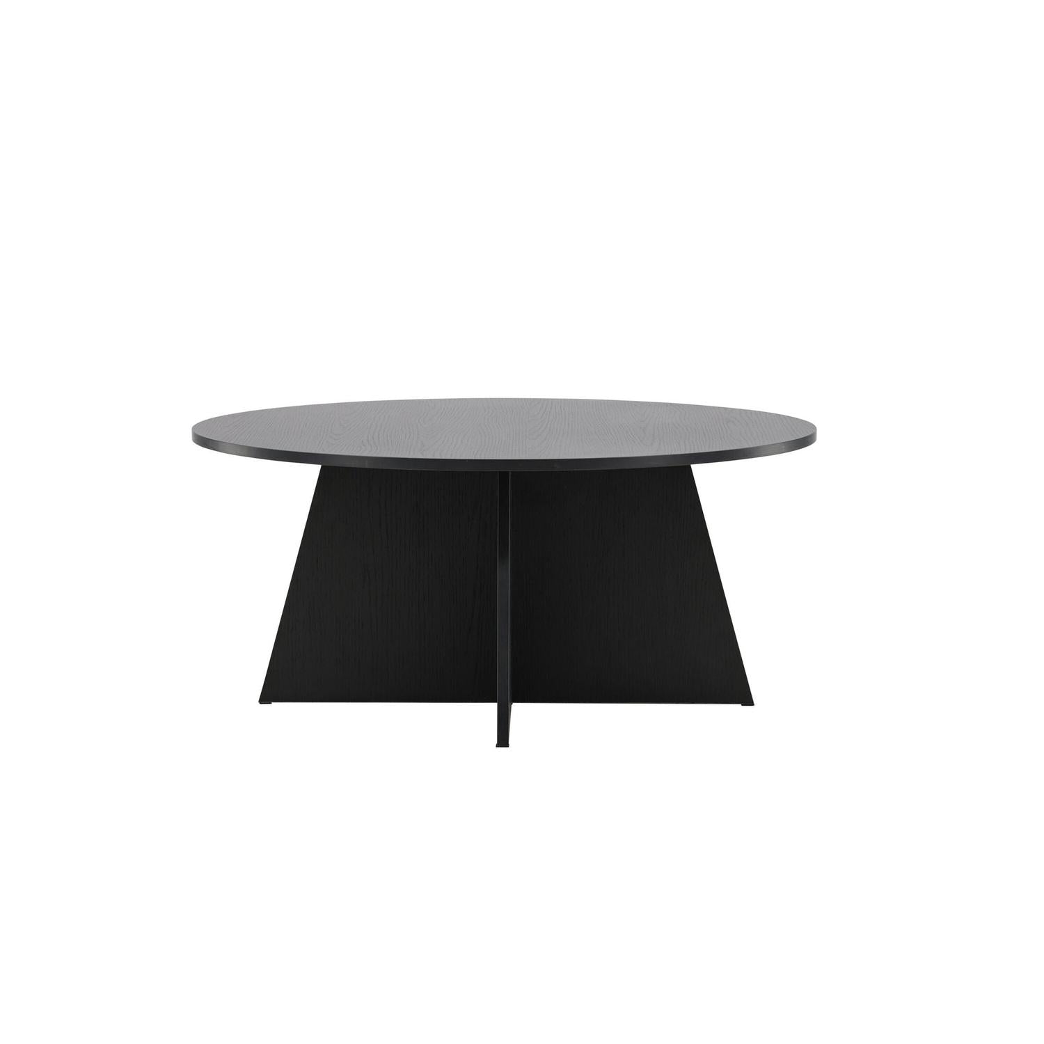 Couchtisch Bootcut Ø100cm - Schwarz-Couchtisch-Venture Home-le canapé
