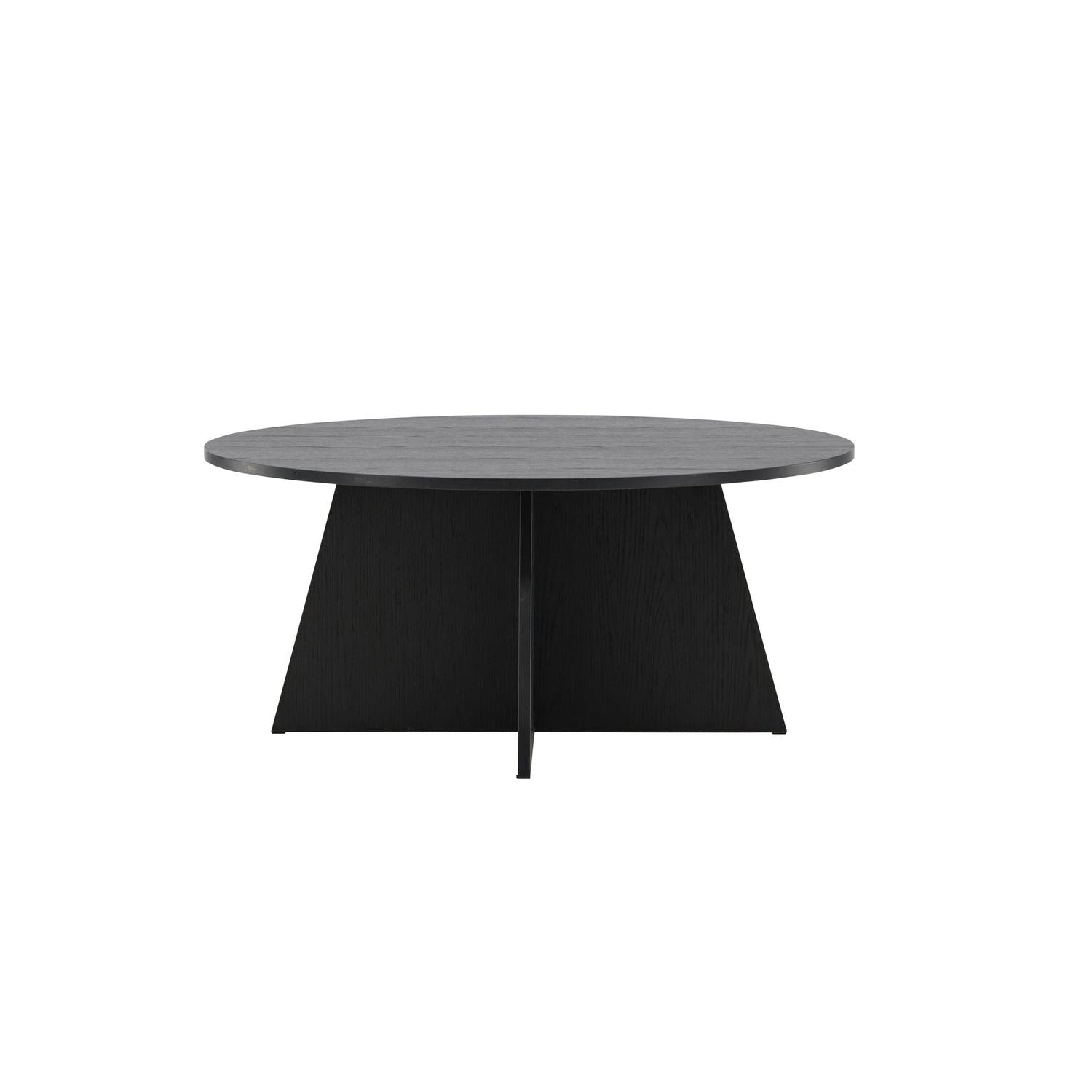 Couchtisch Bootcut Ø100cm - Schwarz-Couchtisch-Venture Home-le canapé