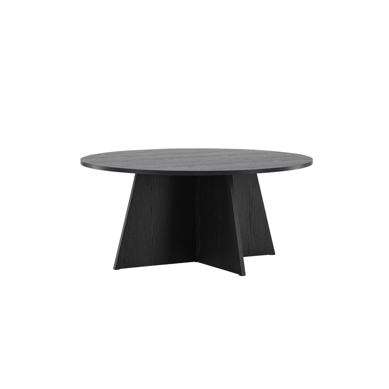 Couchtisch Bootcut Ø100cm - Schwarz-Couchtisch-Venture Home-le canapé
