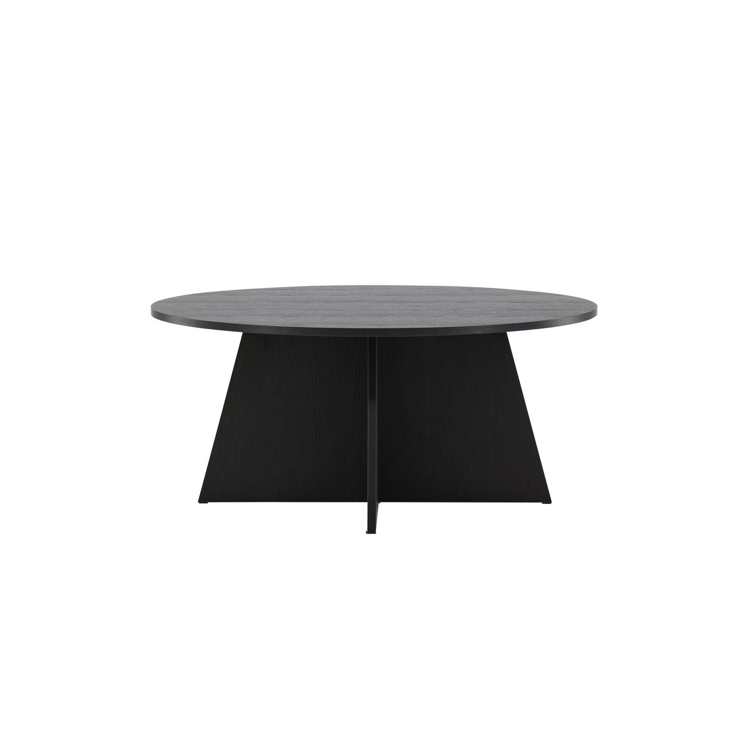 Couchtisch Bootcut Ø100cm - Schwarz-Couchtisch-Venture Home-le canapé