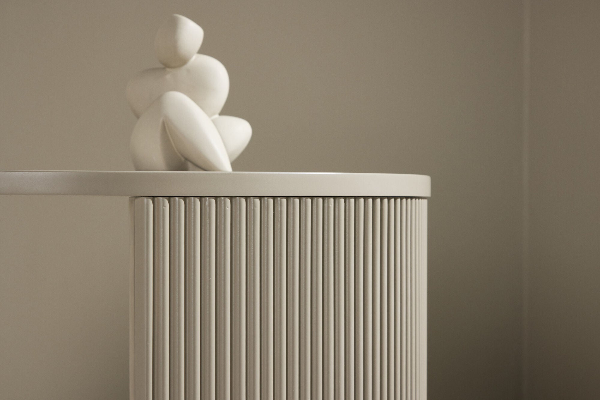 Couchtisch Bristol Ø60cm - Beige-Couchtisch-Venture Home-le canapé