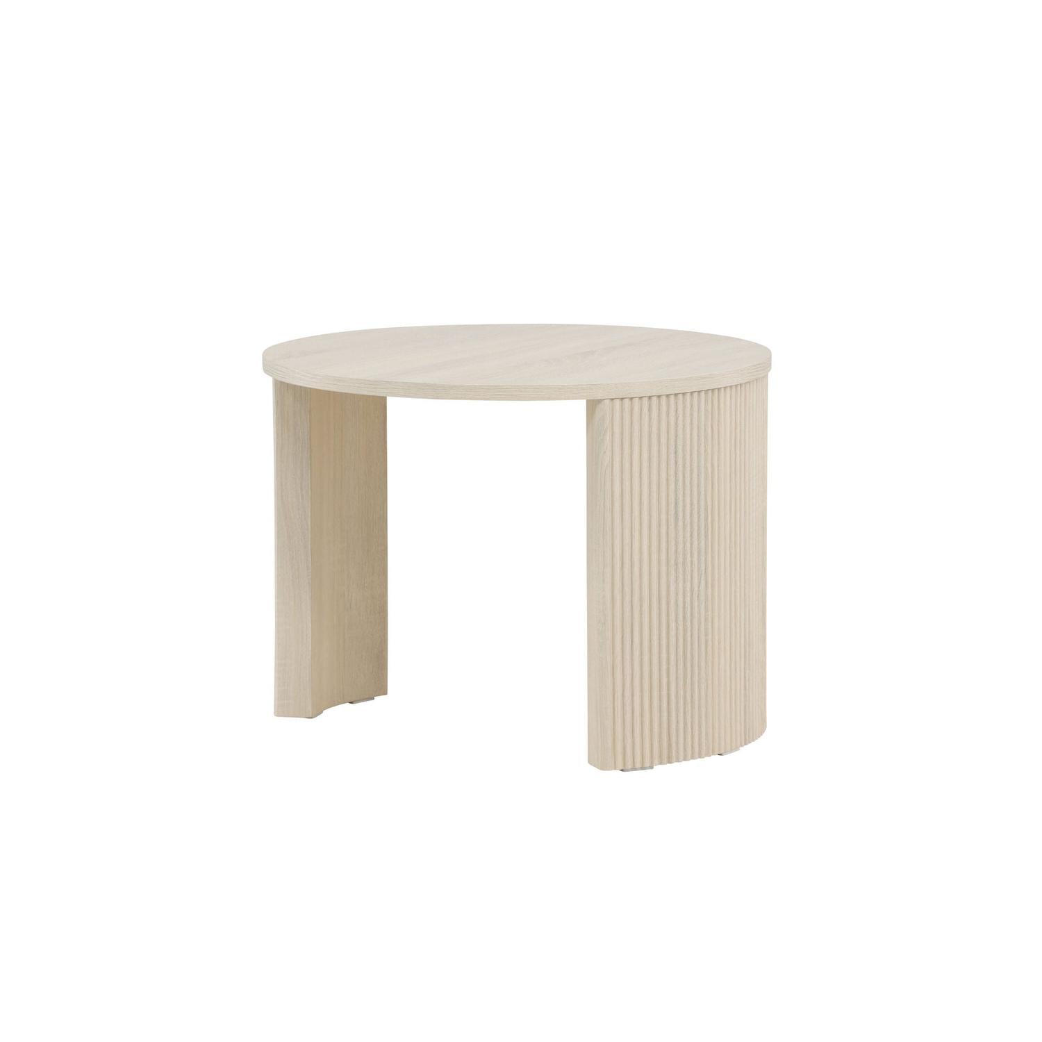 Couchtisch Bristol Ø60cm - Cremeweiß-Couchtisch-Venture Home-le canapé