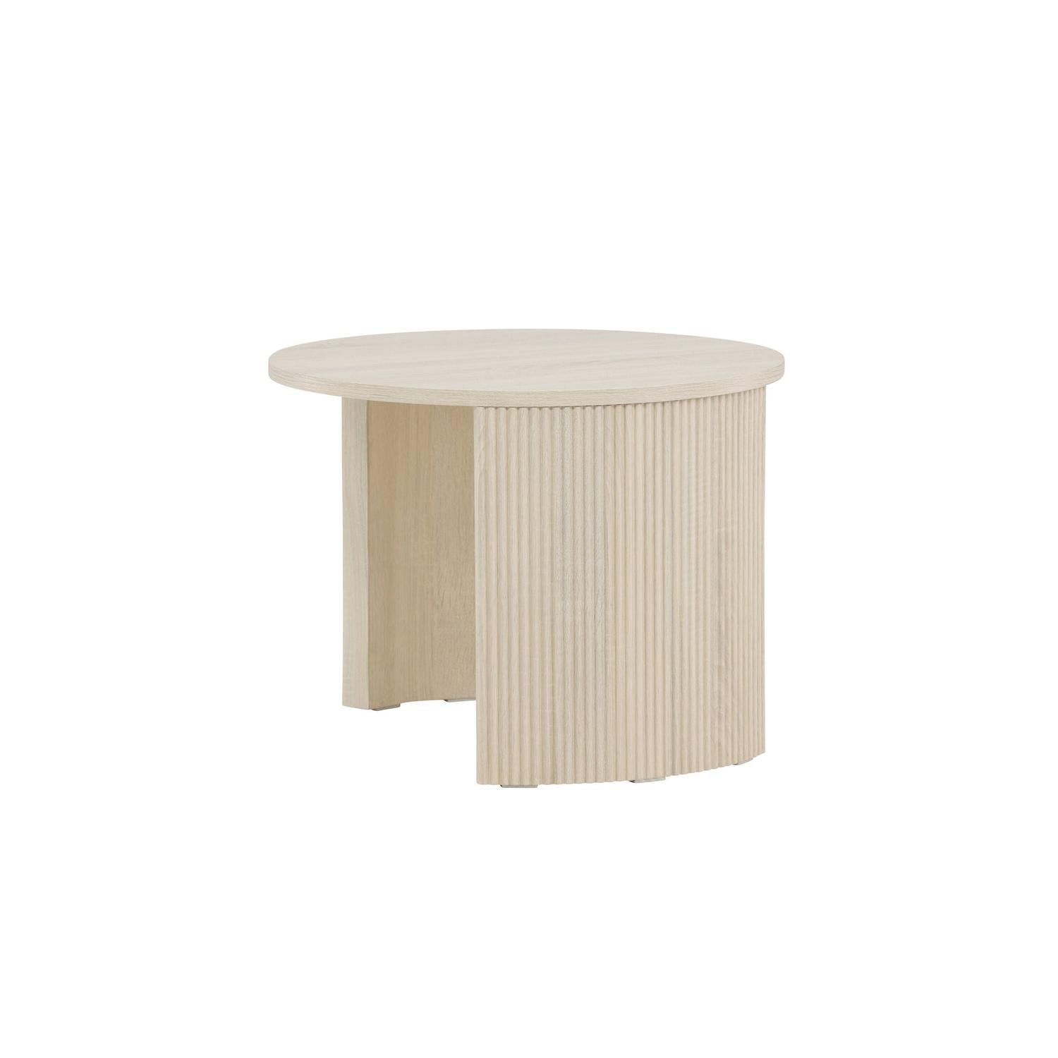 Couchtisch Bristol Ø60cm - Cremeweiß-Couchtische-Venture Home-le canapé
