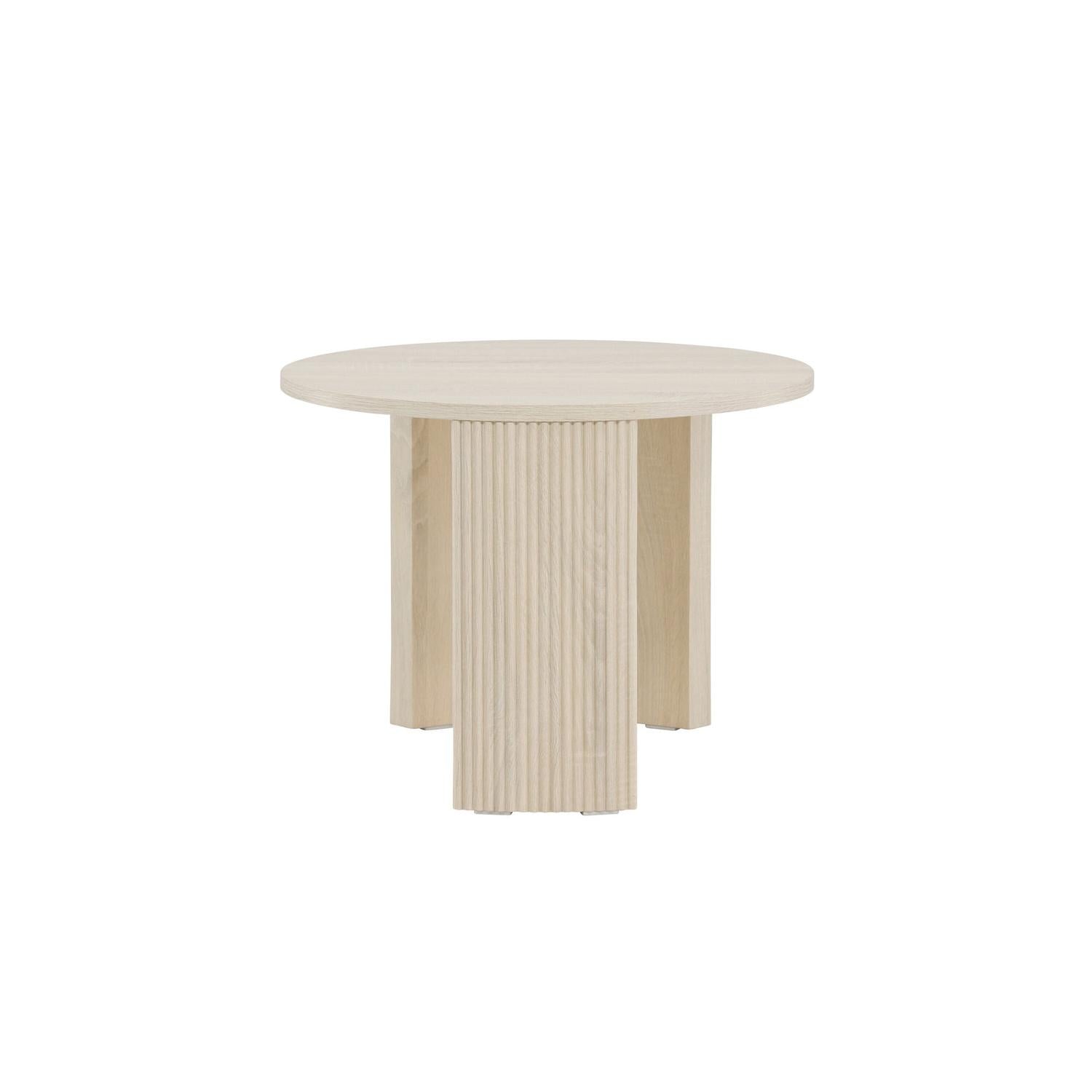 Couchtisch Bristol Ø60cm - Cremeweiß-Couchtische-Venture Home-le canapé