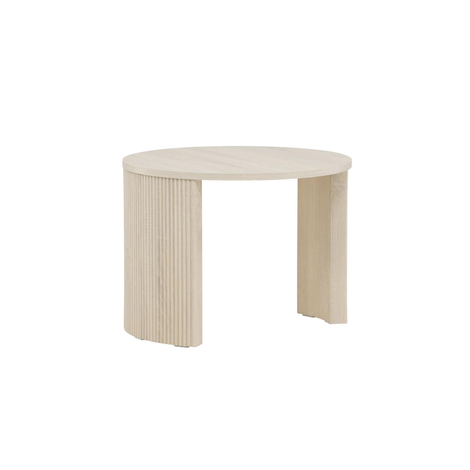 Couchtisch Bristol Ø60cm - Cremeweiß-Couchtische-Venture Home-le canapé