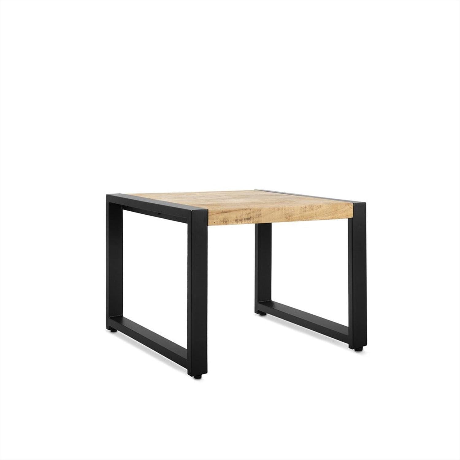 Couchtisch Britt aus Mangoholz 60cm - Hellbraun-Couchtische-Benoa-le canapé