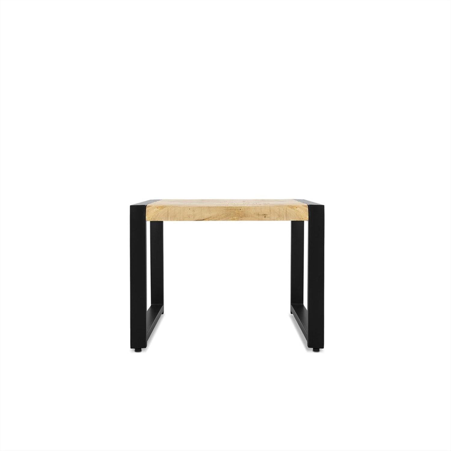 Couchtisch Britt aus Mangoholz 60cm - Hellbraun-Couchtische-Benoa-le canapé