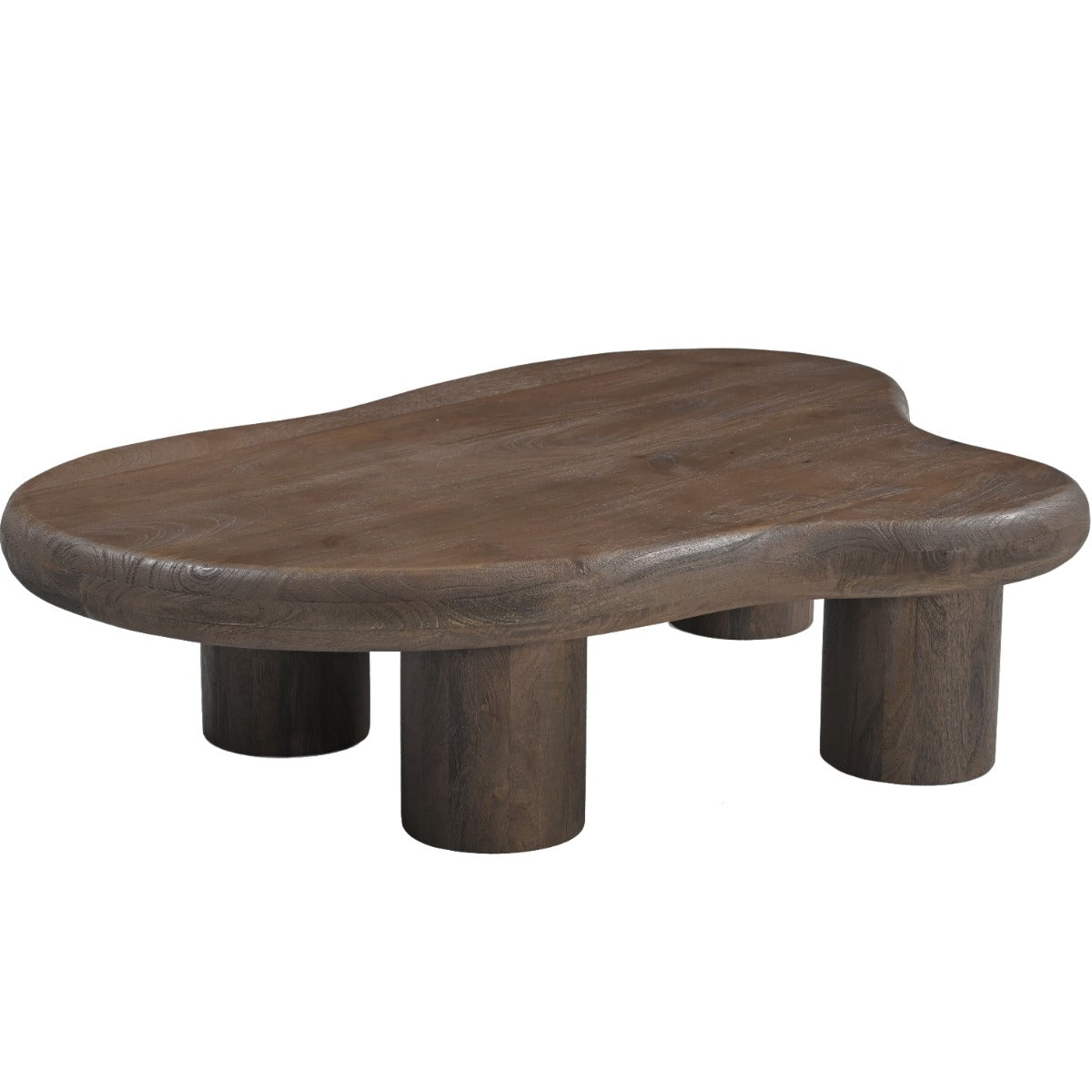Couchtisch Brix Feline Malta 120cm aus Massivholz - Braun-Couchtische-Livingfurn-le canapé