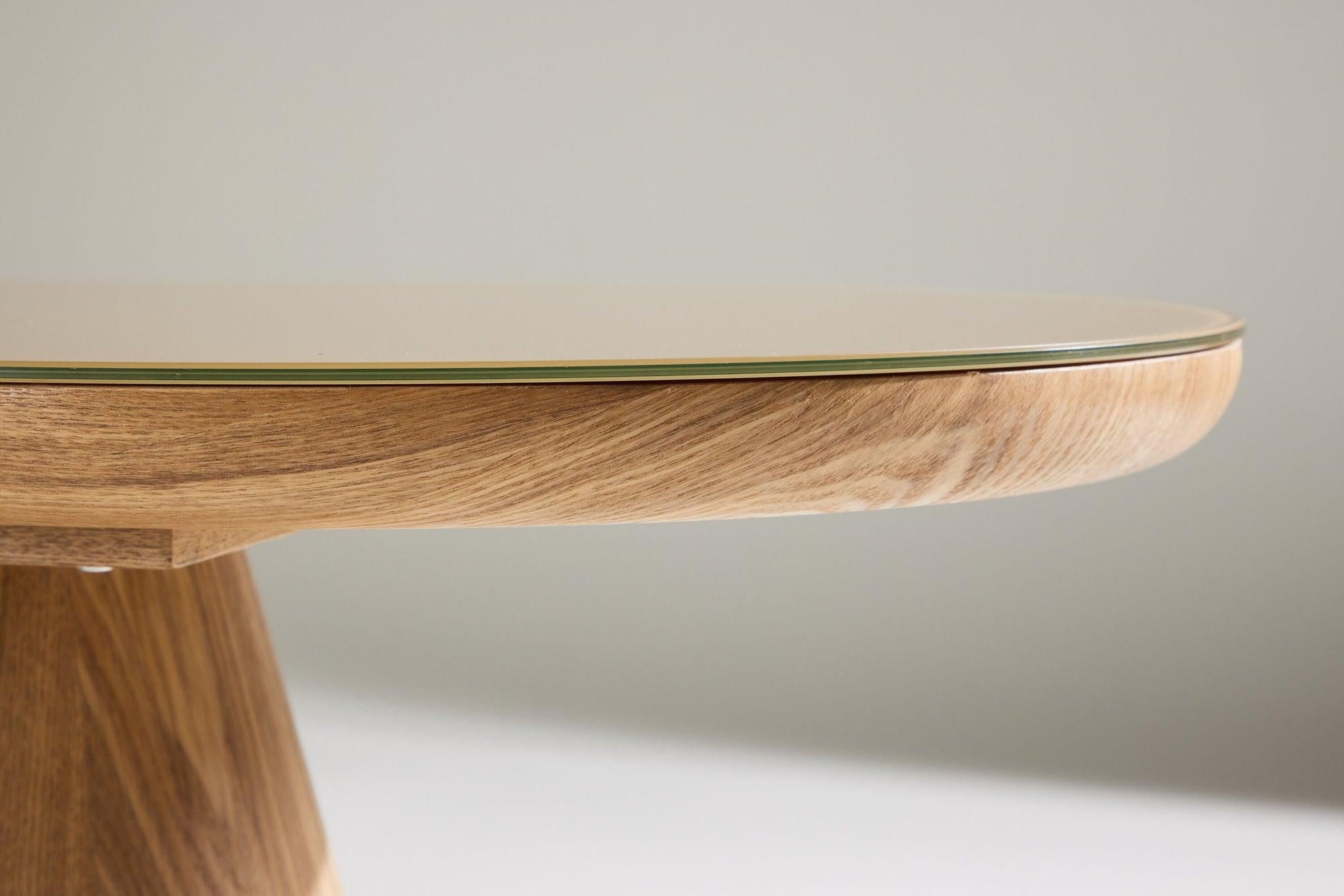 Couchtisch Castor Oval 120cm - Braun-Couchtisch-Venture Home-le canapé