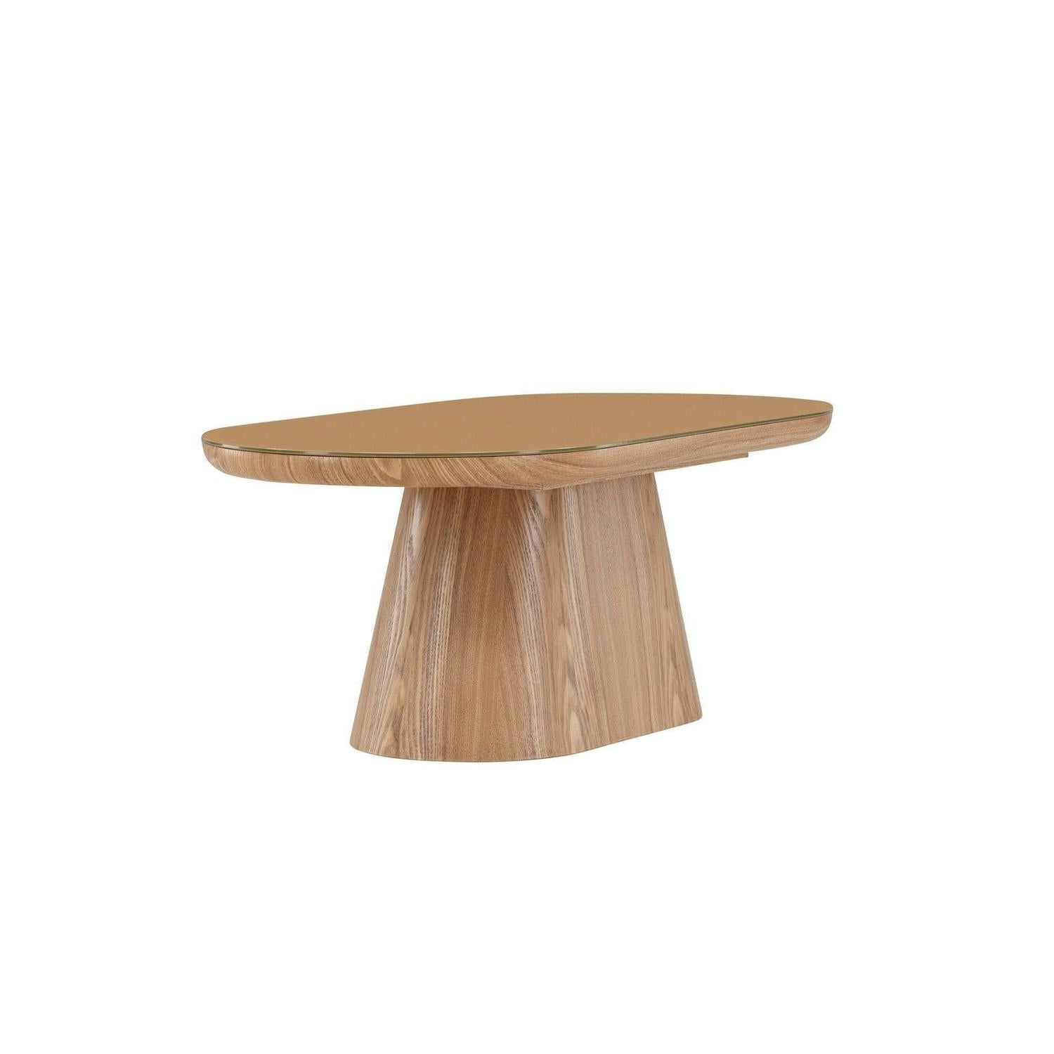 Couchtisch Castor Oval 120cm - Braun-Couchtische-Venture Home-le canapé