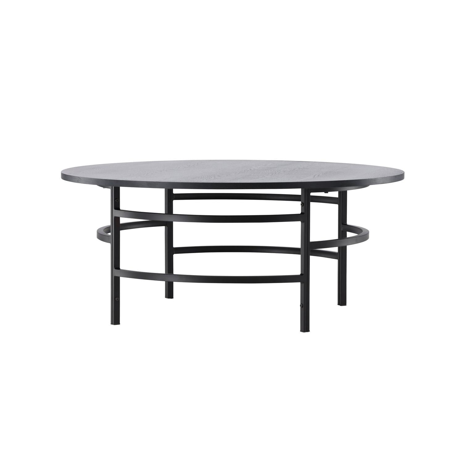 Couchtisch Copenhagen Ø100cm - Schwarz-Couchtische-Venture Home-le canapé