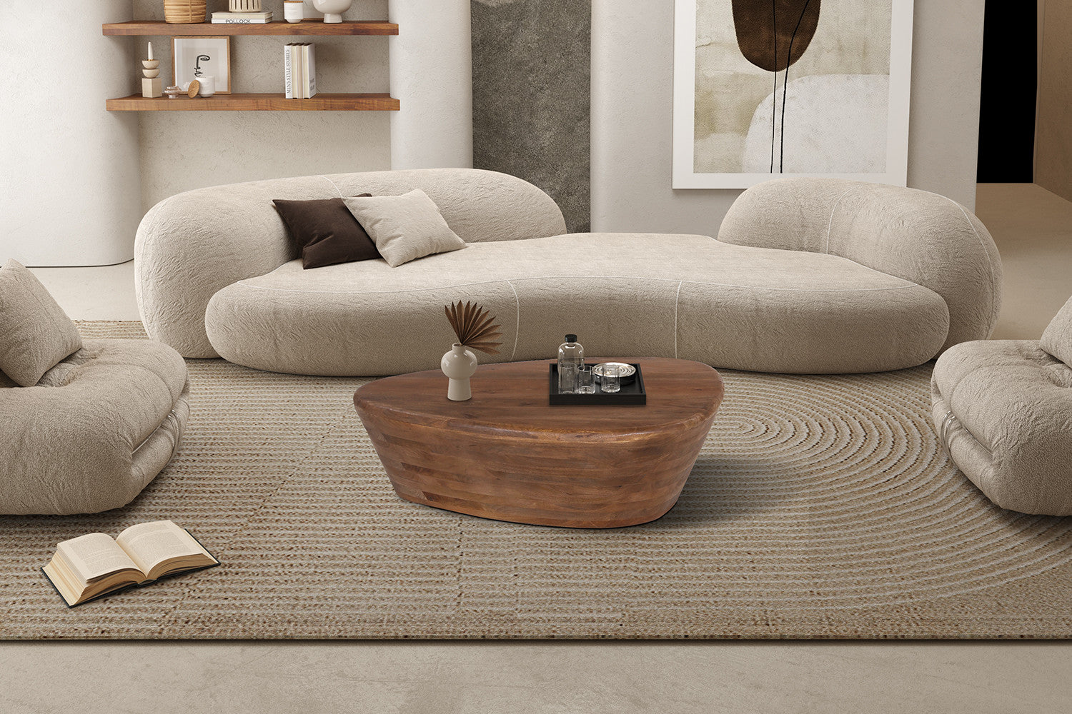 Couchtisch Evan 107cm - Braun-Couchtisch-Rousseau-le canapé