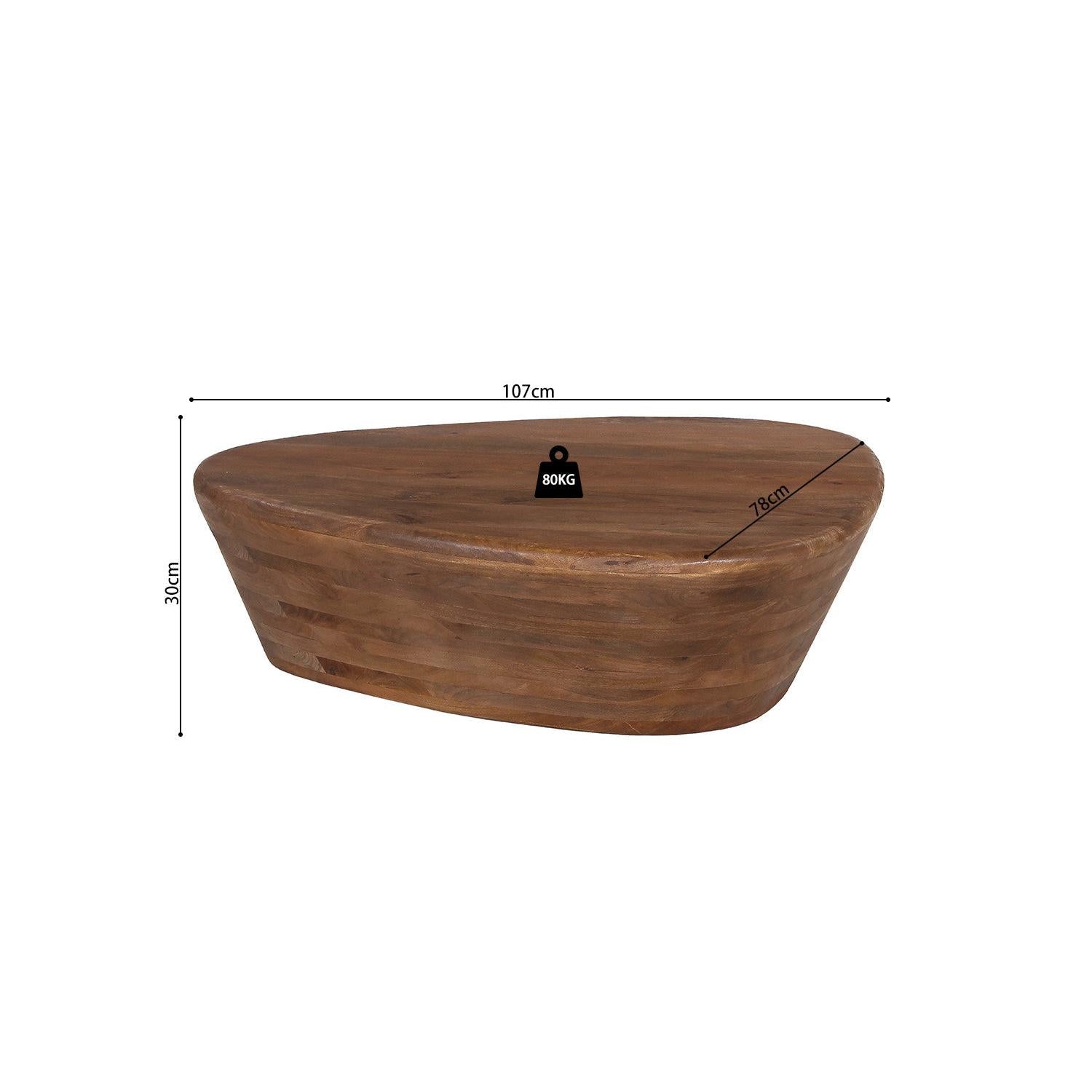 Couchtisch Evan 107cm - Braun-Couchtisch-Rousseau-le canapé