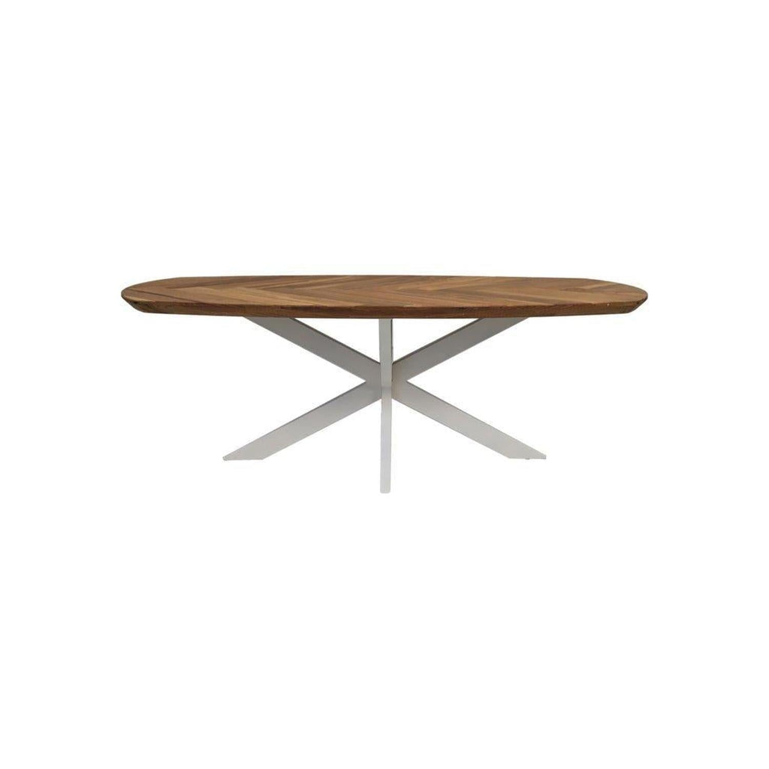 Couchtisch Fishbone 120cm aus Eichenholz-Couchtisch-HSM Collection-le canapé