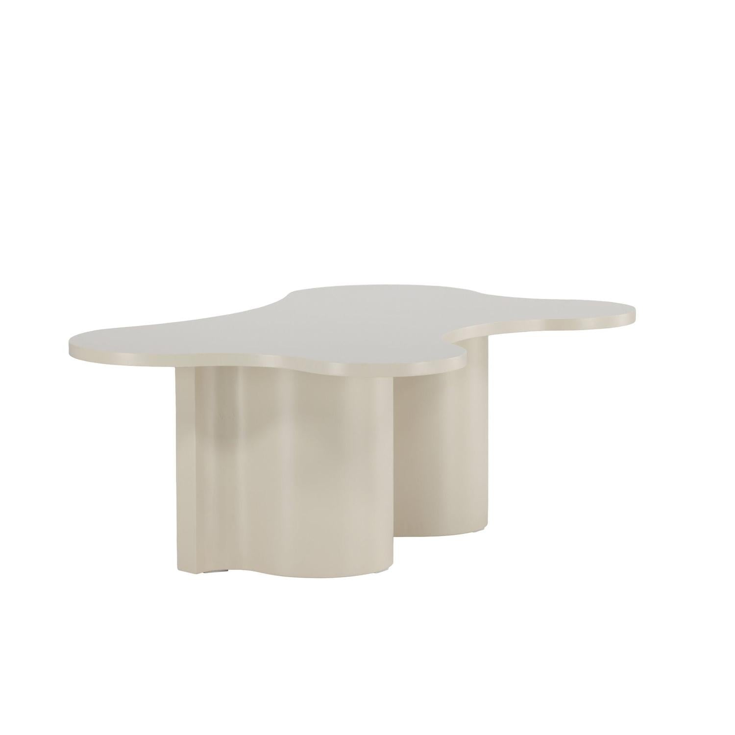 Couchtisch Flow - Beige-Couchtisch-Venture Home-le canapé