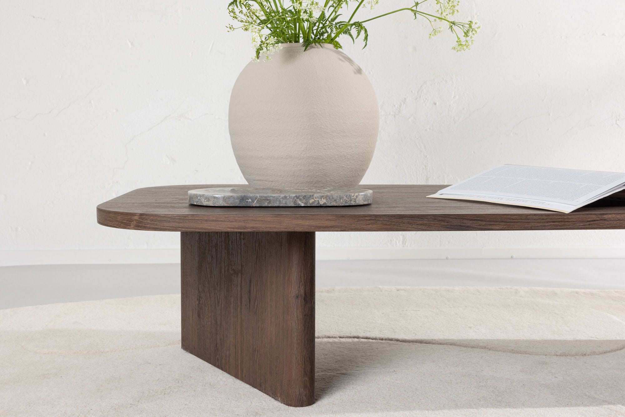 Couchtisch Grönvik 130cm - Mokka-Couchtische-Venture Home-le canapé