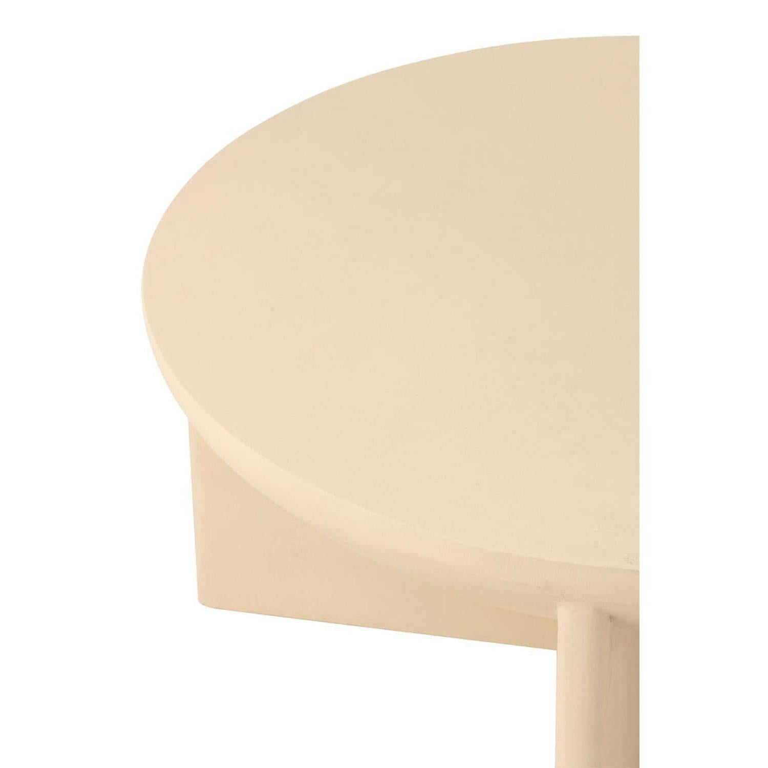 Couchtisch Halfy aus Mangoholz - Beige-Couchtisch-J-Line-le canapé