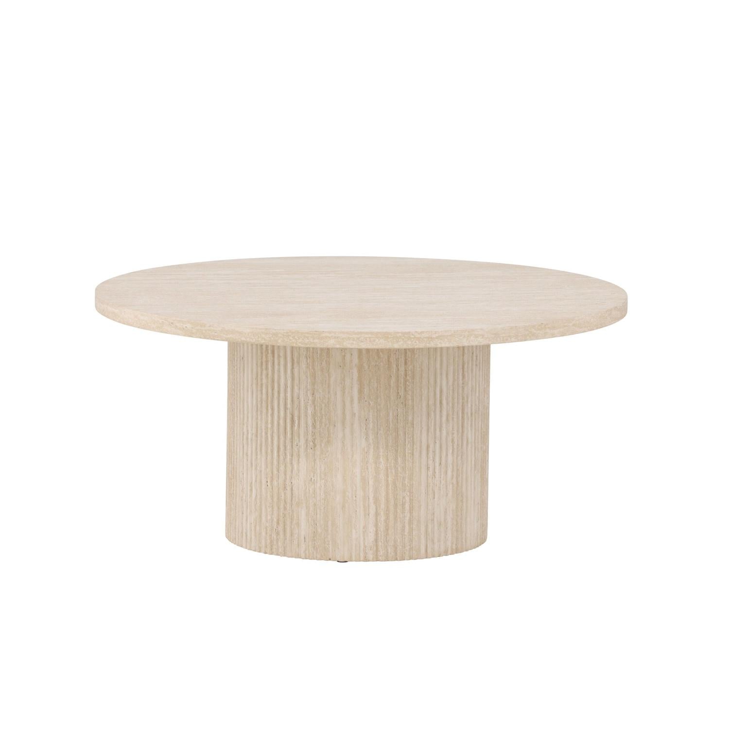 Couchtisch Härön Ø80cm - Beige-Couchtisch-Venture Home-le canapé
