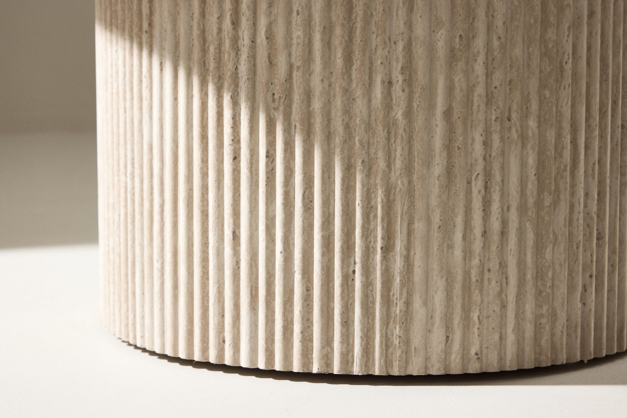 Couchtisch Härön Ø80cm - Beige-Couchtisch-Venture Home-le canapé