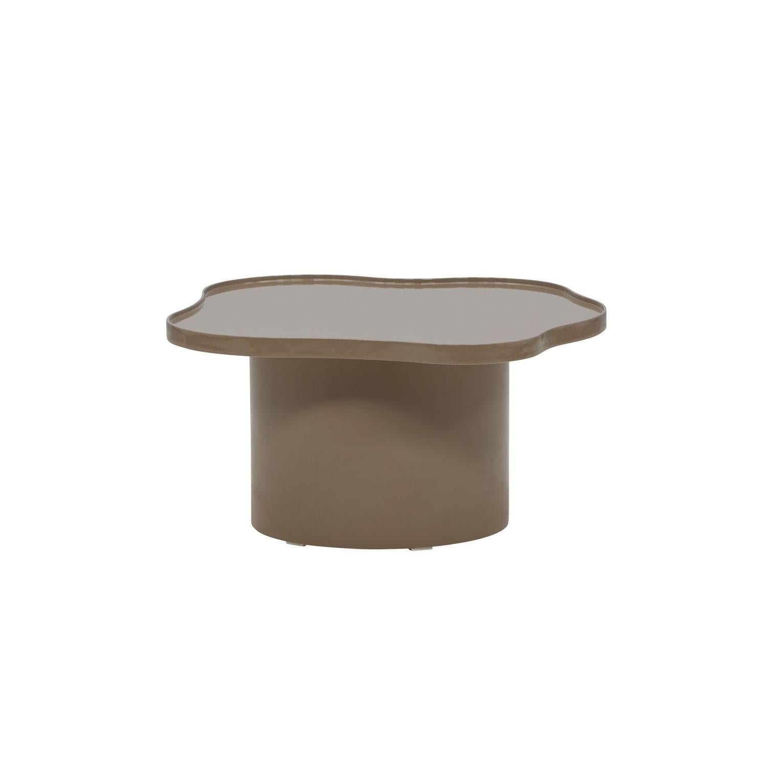 Couchtisch Ilse Ø90cm - Braun-Couchtische-Venture Home-le canapé