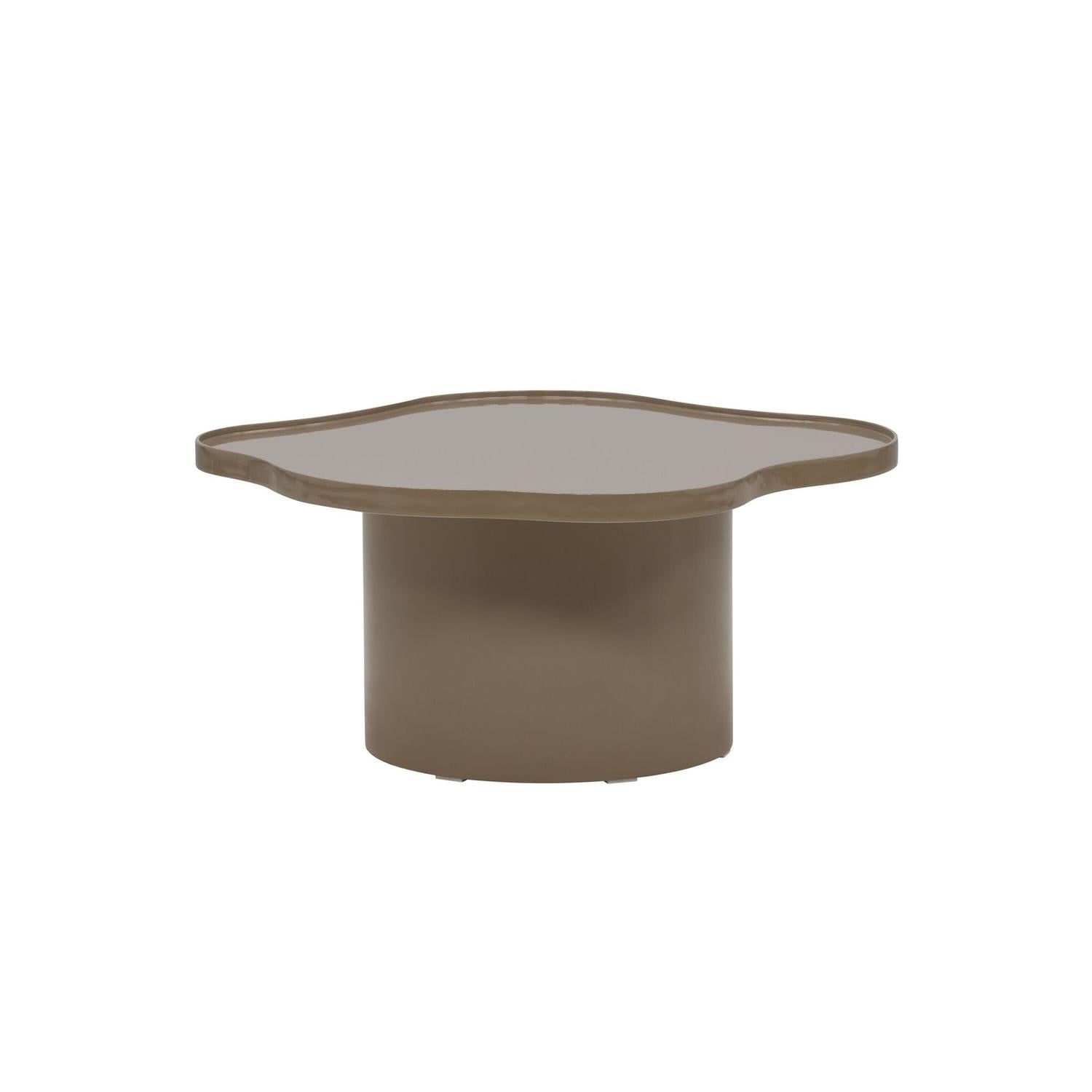 Couchtisch Ilse Ø90cm - Braun-Couchtische-Venture Home-le canapé