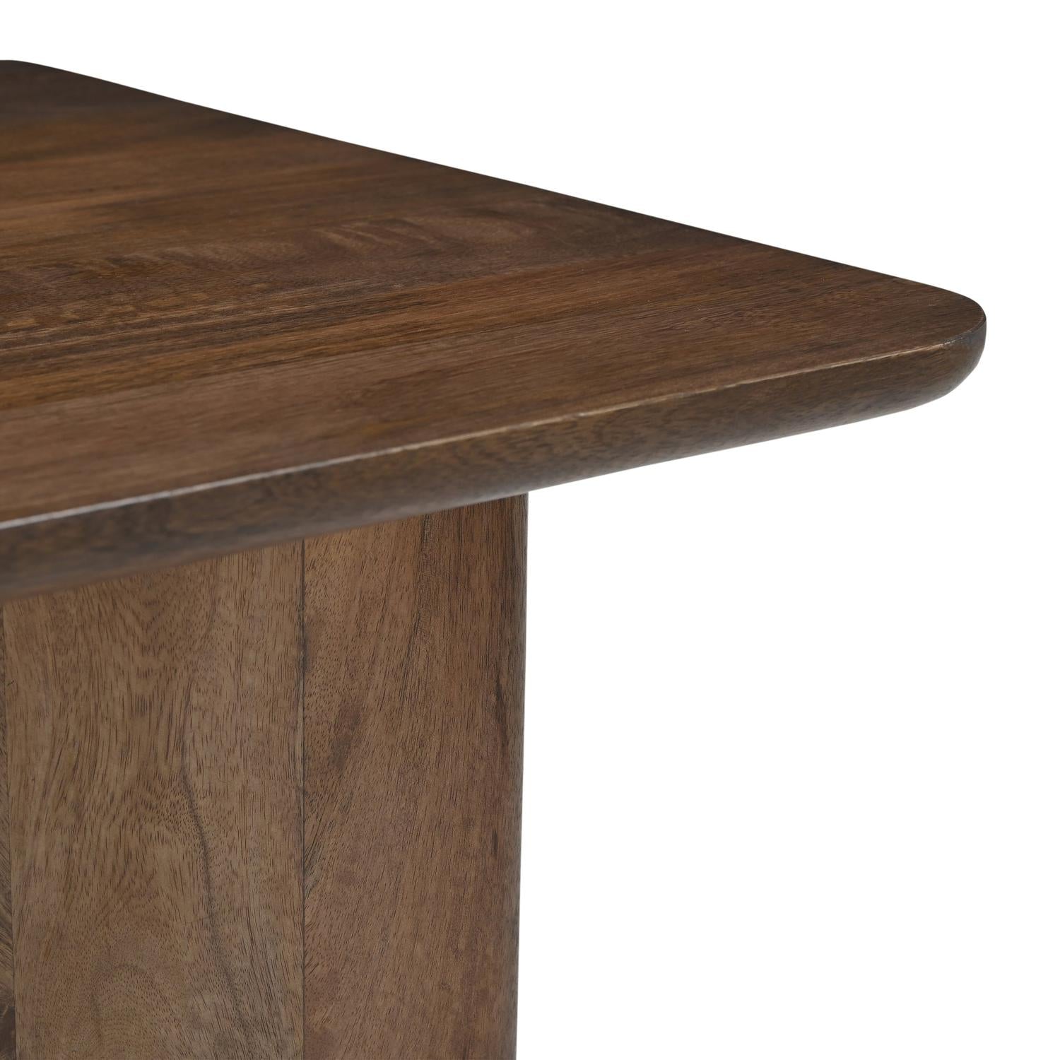 Couchtisch Jade aus Mangoholz 130cm - Dunkelbraun-Couchtische-Benoa-le canapé
