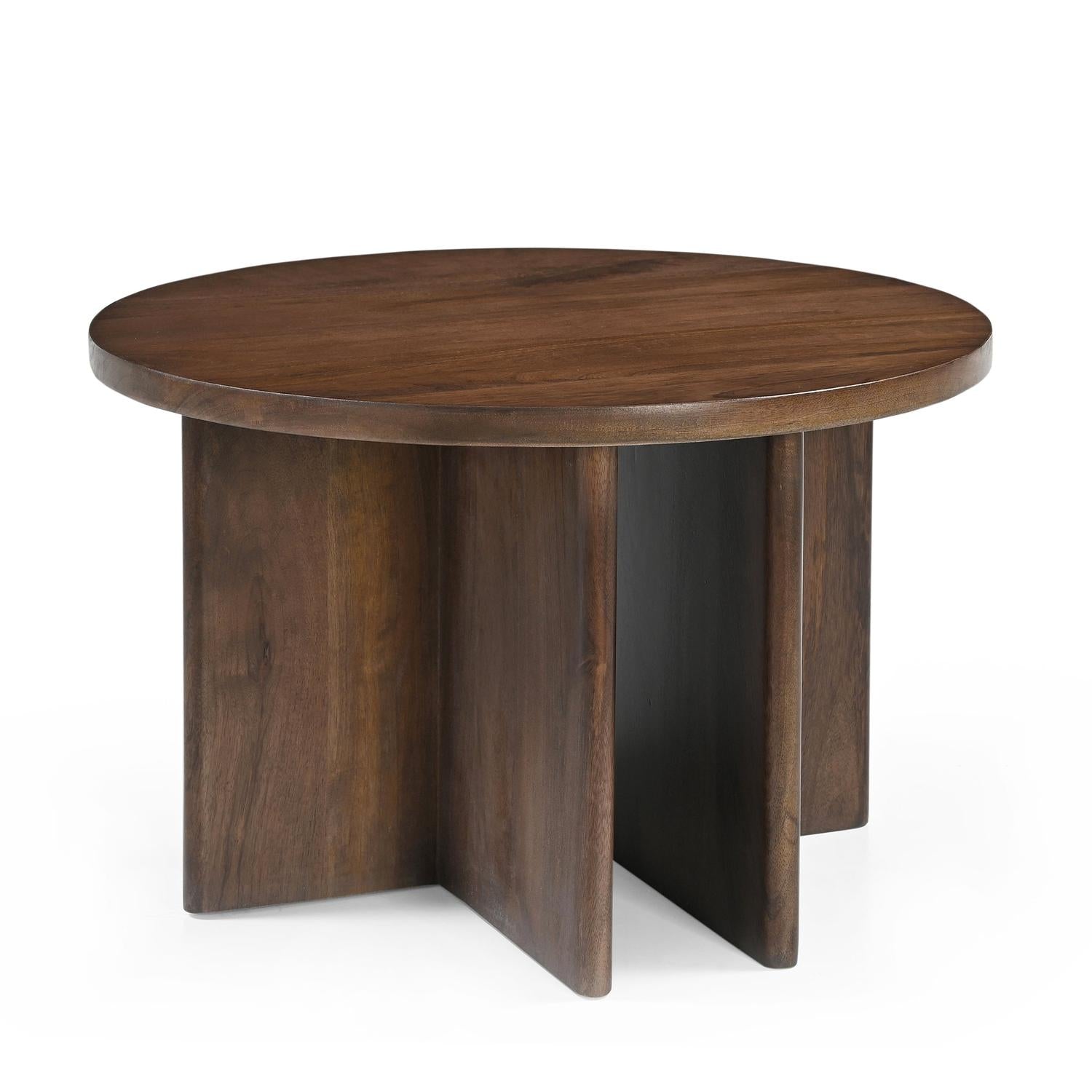 Couchtisch Jade Ø60cm - Dunkelbraun-Couchtische-Benoa-le canapé