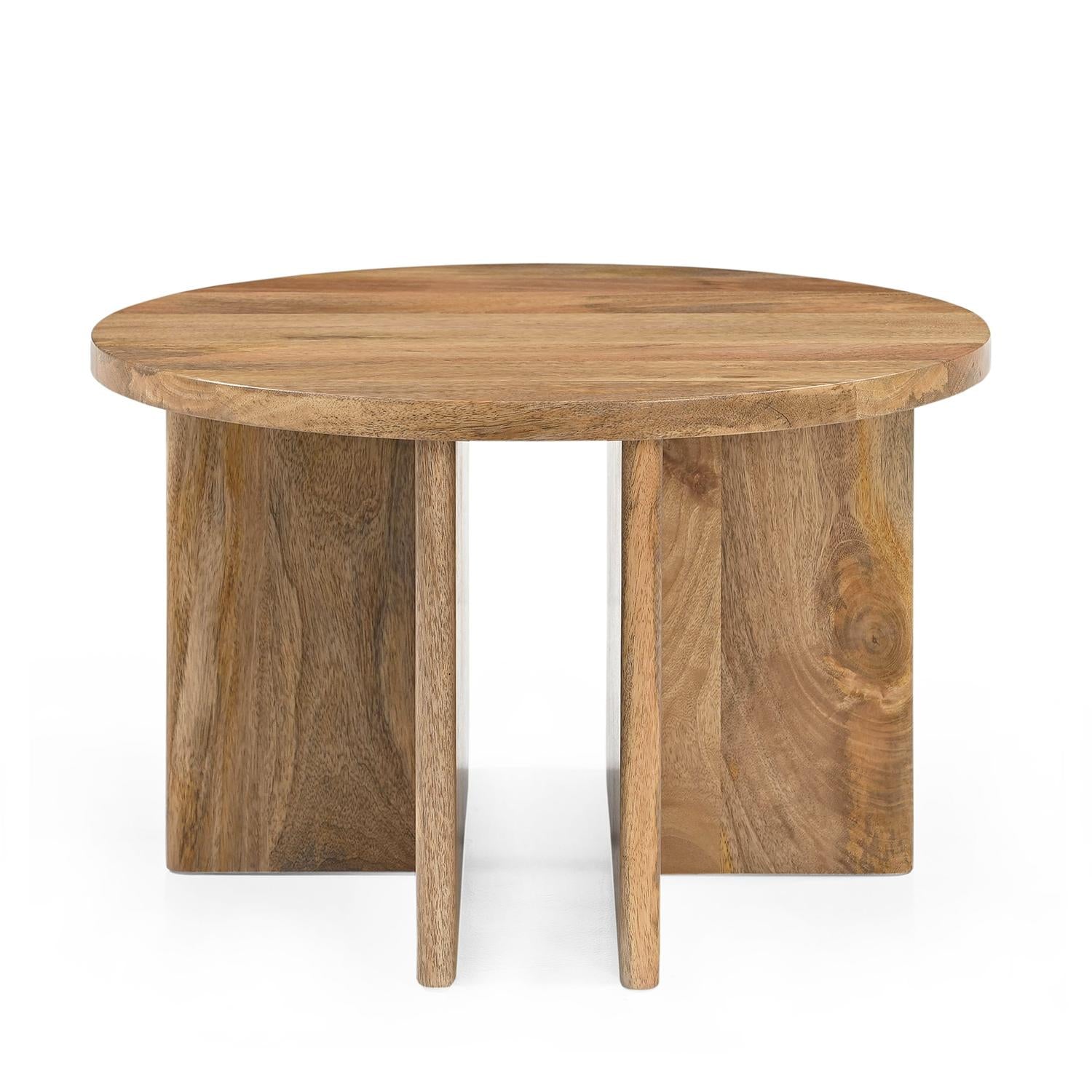 Couchtisch Jade Ø60cm - Hellbraun-Couchtische-Benoa-le canapé