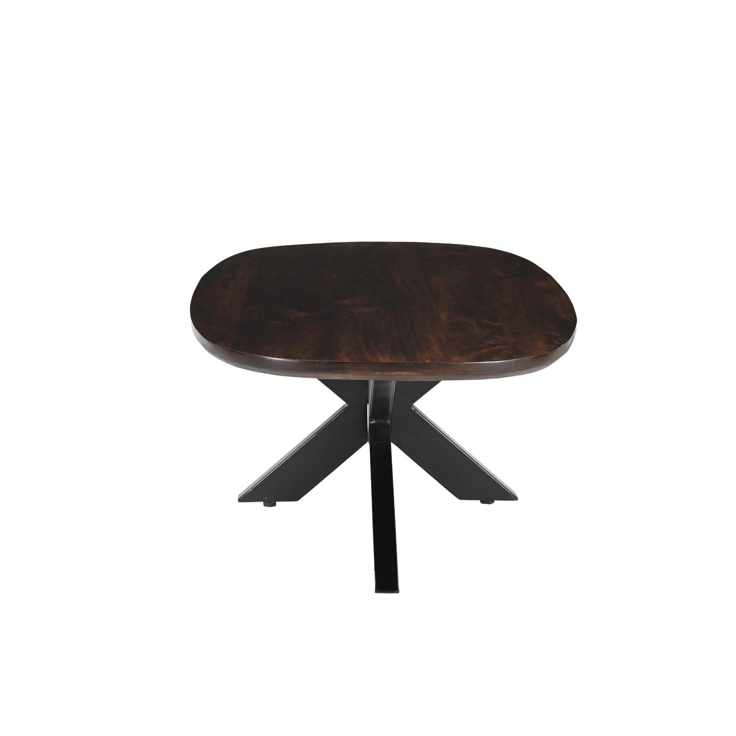 Couchtisch Jesper aus Mangoholz 120cm - Dunkelbraun-Couchtische-Livingfurn-le canapé