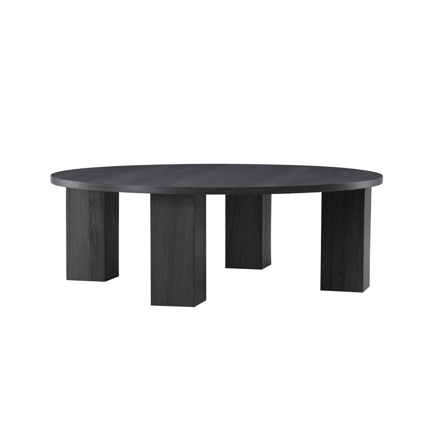 Couchtisch Juno Ø120cm - Schwarz-Couchtisch-Venture Home-le canapé