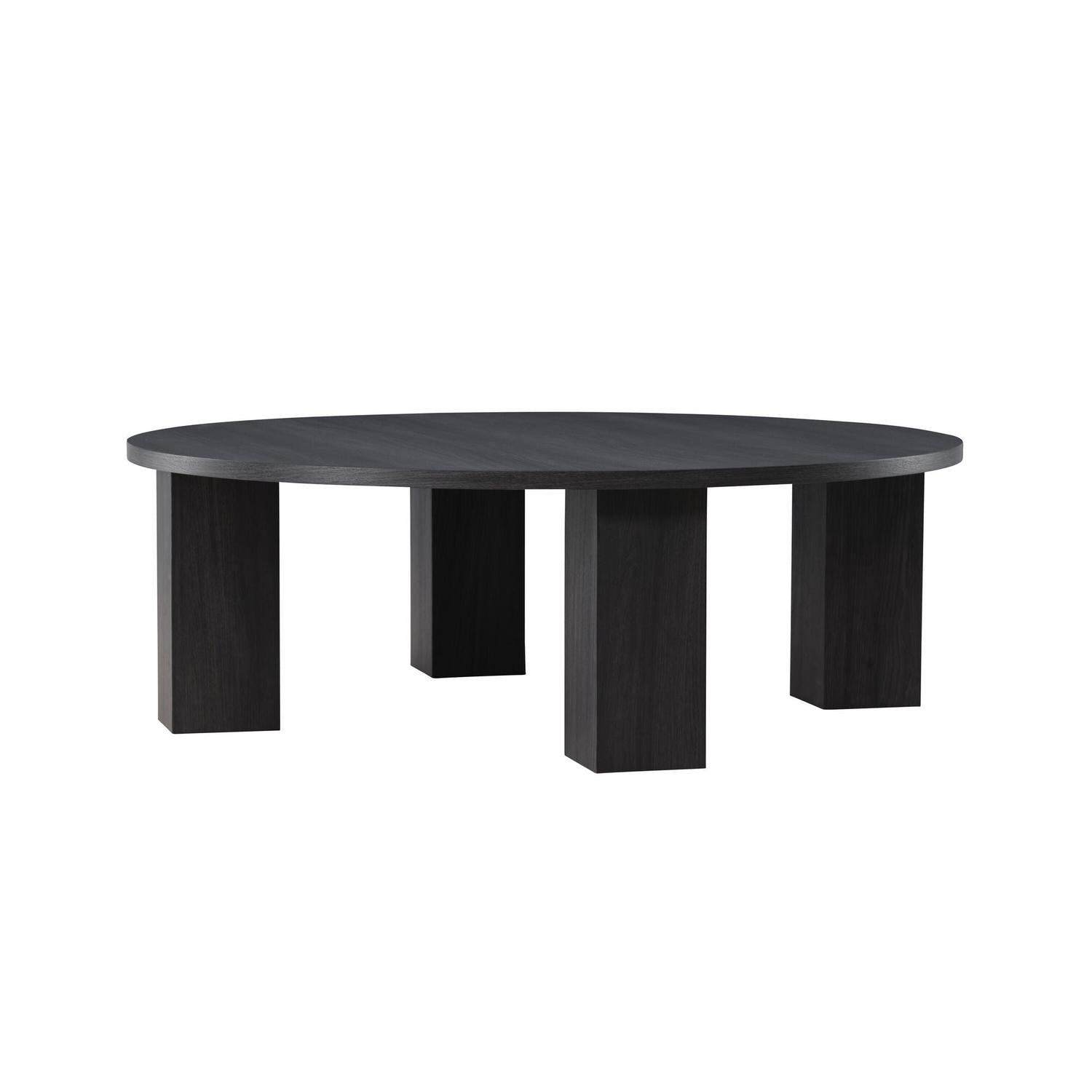 Couchtisch Juno Ø120cm - Schwarz-Couchtische-Venture Home-le canapé