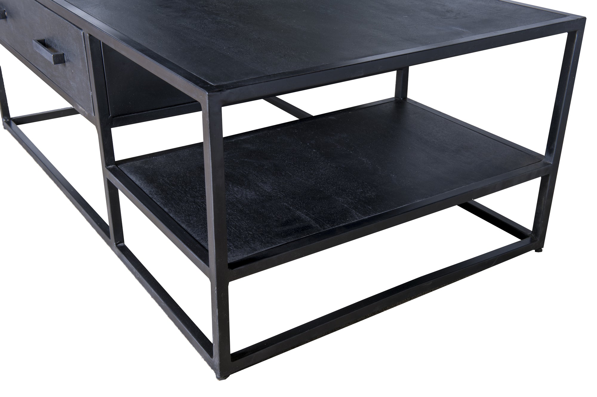 Couchtisch Kala aus Mangoholz 120*70cm - Schwarz-Couchtische-Livingfurn-le canapé