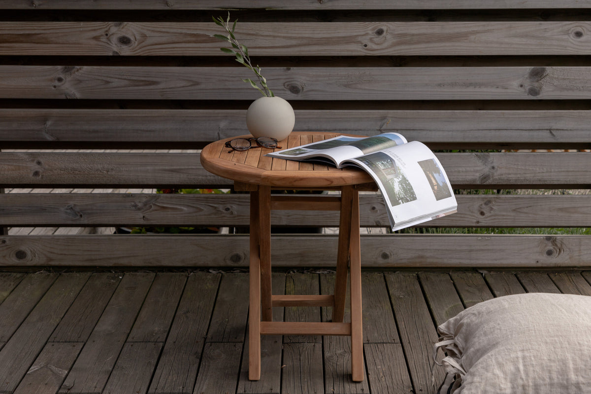 Couchtisch Kenya Ø50cm aus Massivholz-Loungetische-Venture Home-le canapé