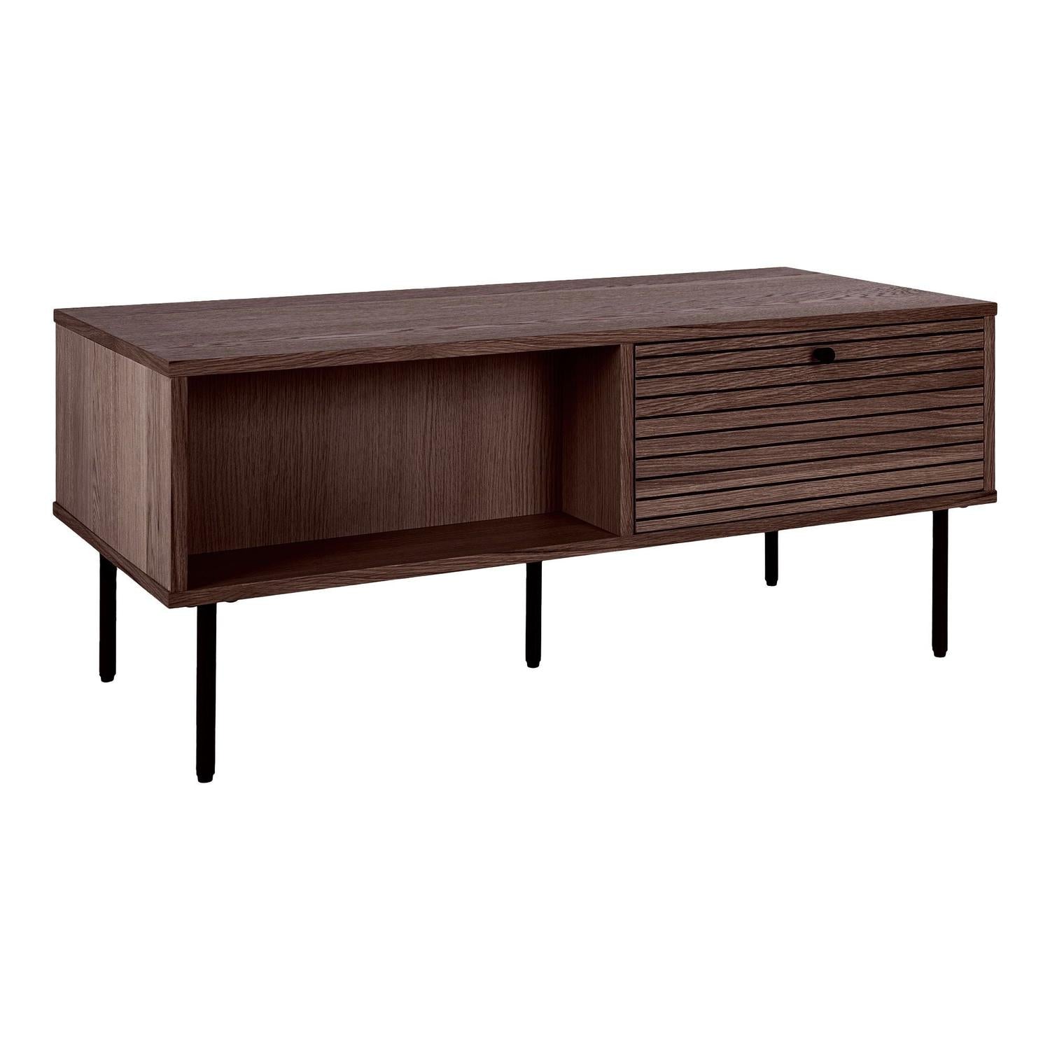 Couchtisch Kyoto 100cm - Dunkelbraun-Couchtisch-House Nordic-le canapé