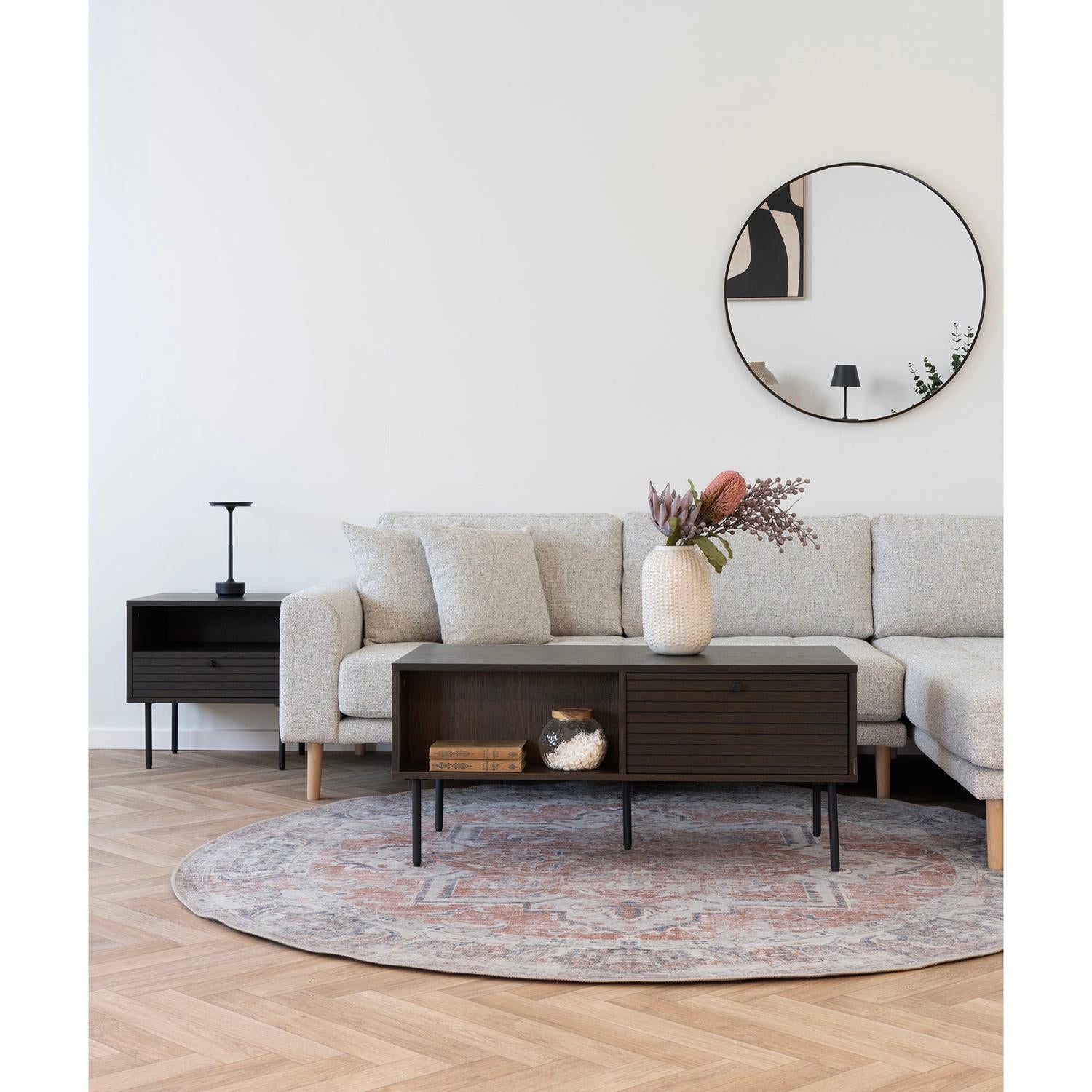 Couchtisch Kyoto 100cm - Dunkelbraun-Couchtisch-House Nordic-le canapé