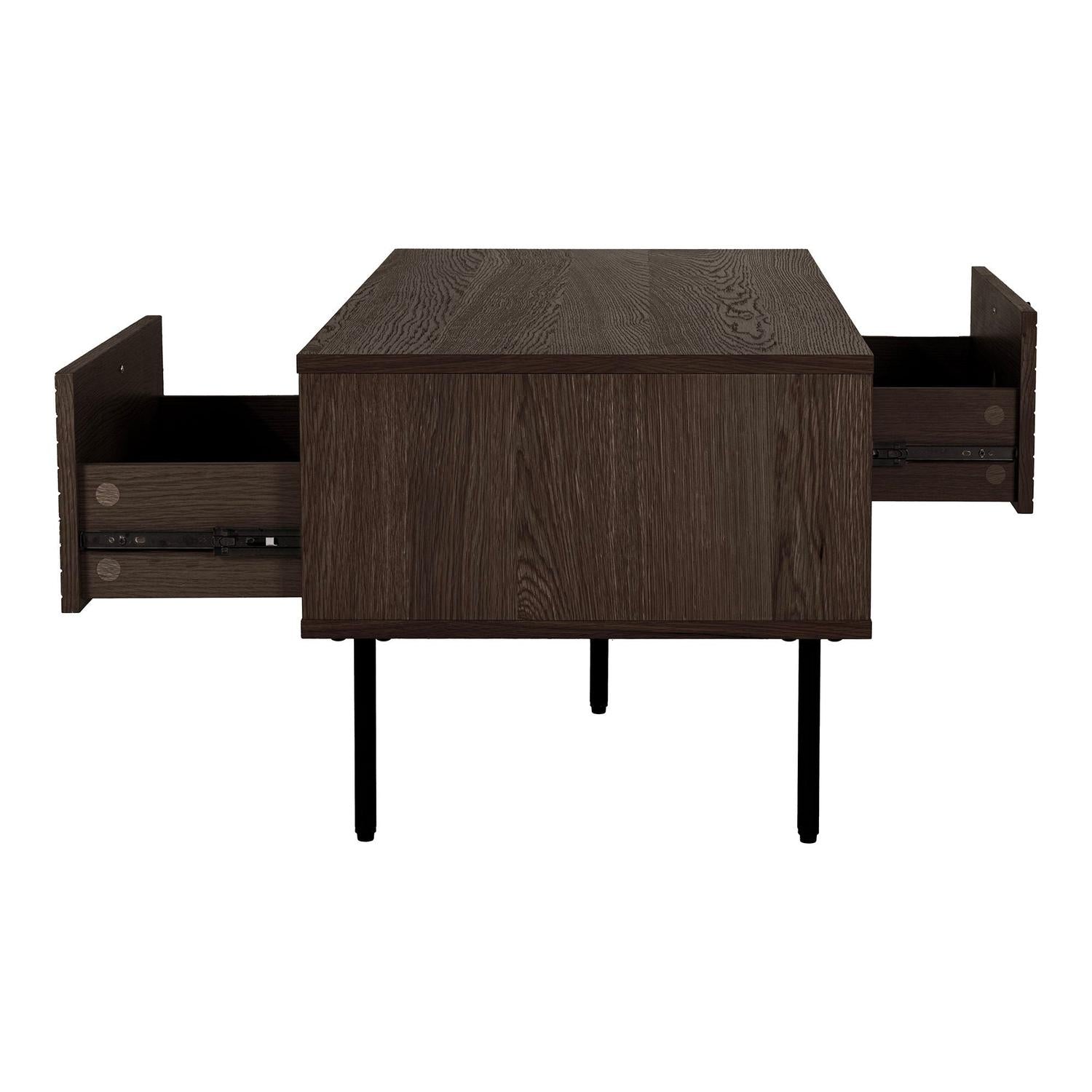 Couchtisch Kyoto 100cm - Dunkelbraun-Couchtisch-House Nordic-le canapé